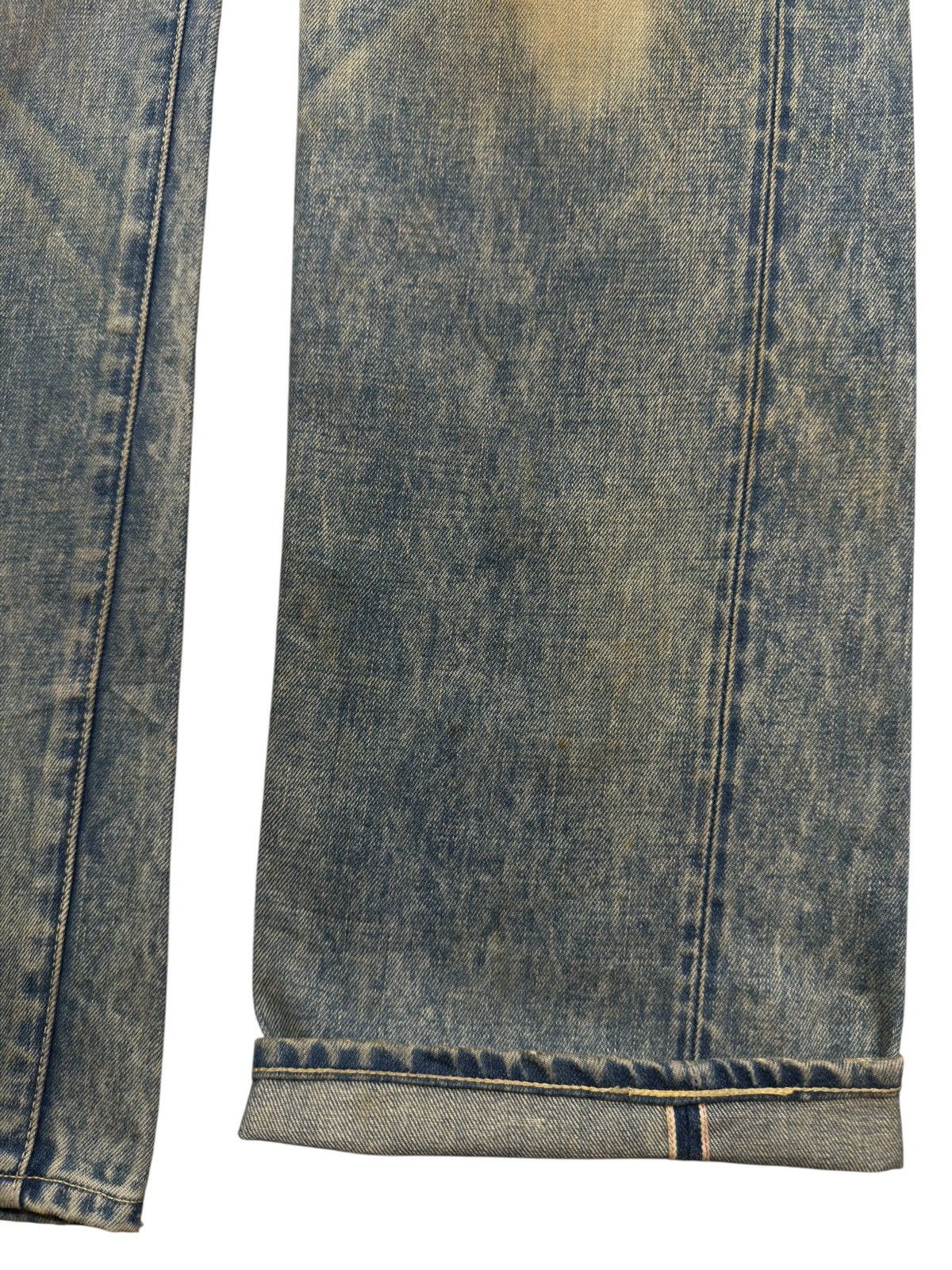Levi's Vintage 90s Levis 501xx Selvedge Big E Acid Wash Straight Size US 33 - 8 Thumbnail