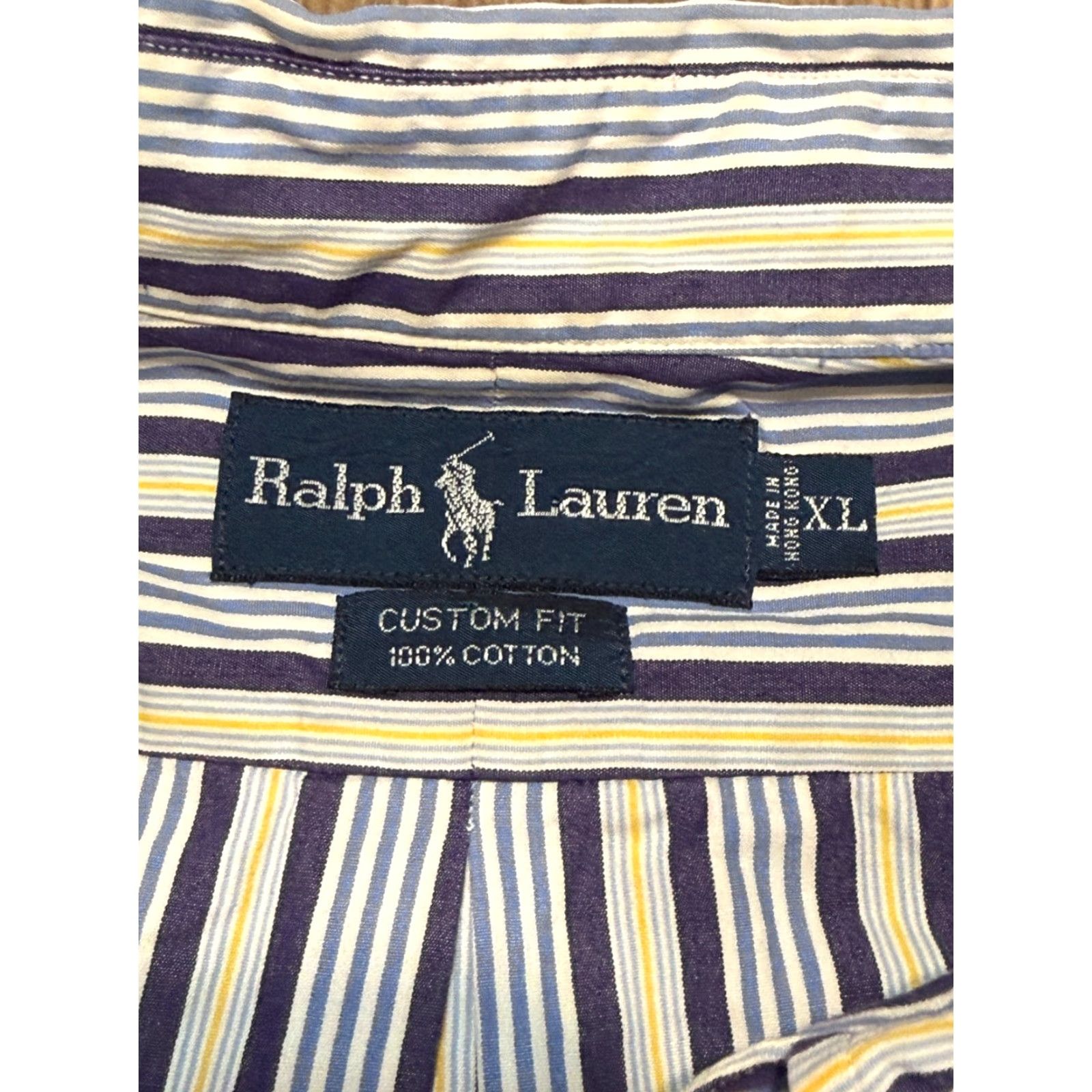 Ralph Lauren Ralph Lauren Shirt Mens XL Blue Stripe Long Sleeve Button-Up Size US XL / EU 56 / 4 - 6 Thumbnail