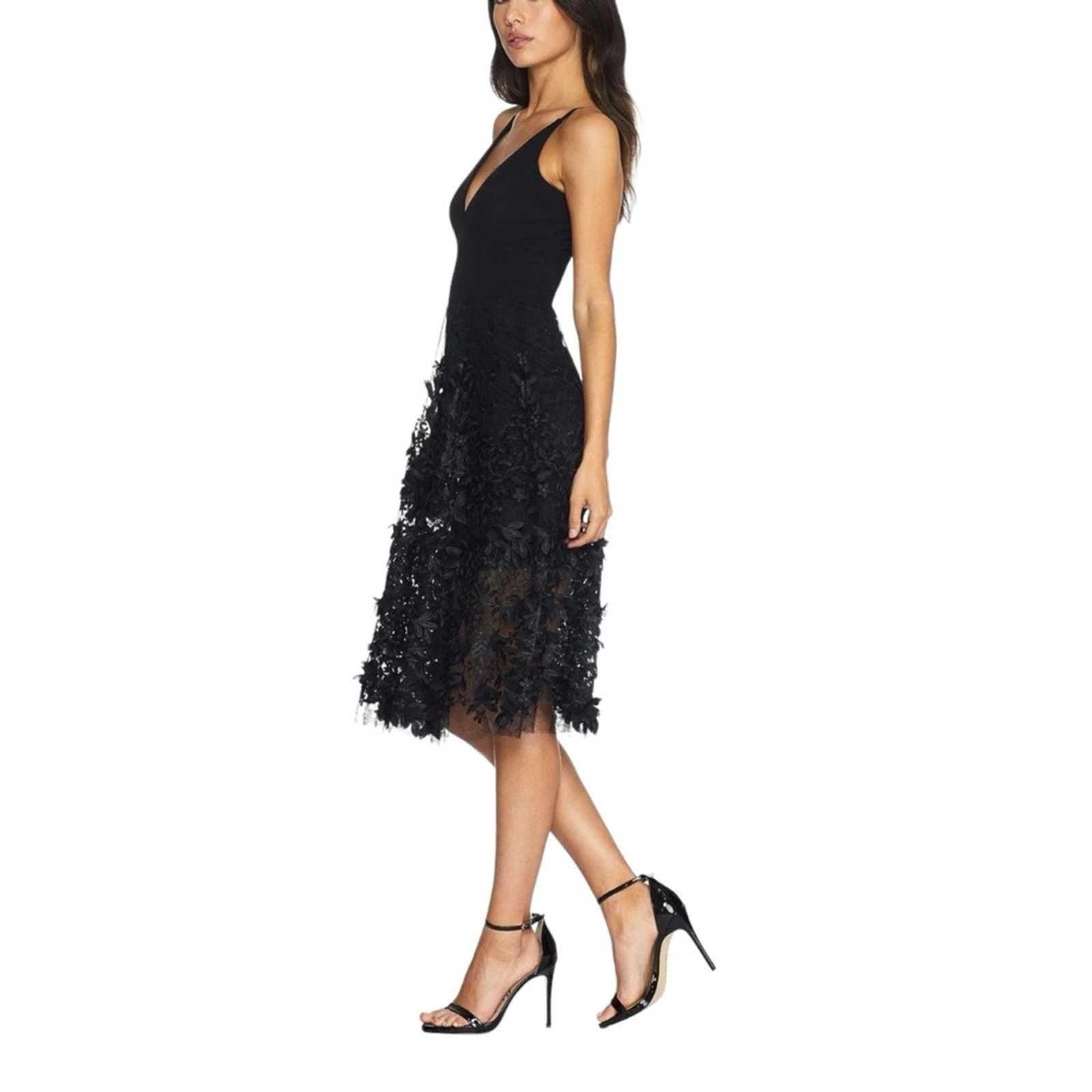 Dress the Population NWT Dress the Population Women's Darleen Black Dress size XL Size XL / US 12-14 / IT 48-50 - 3 Thumbnail