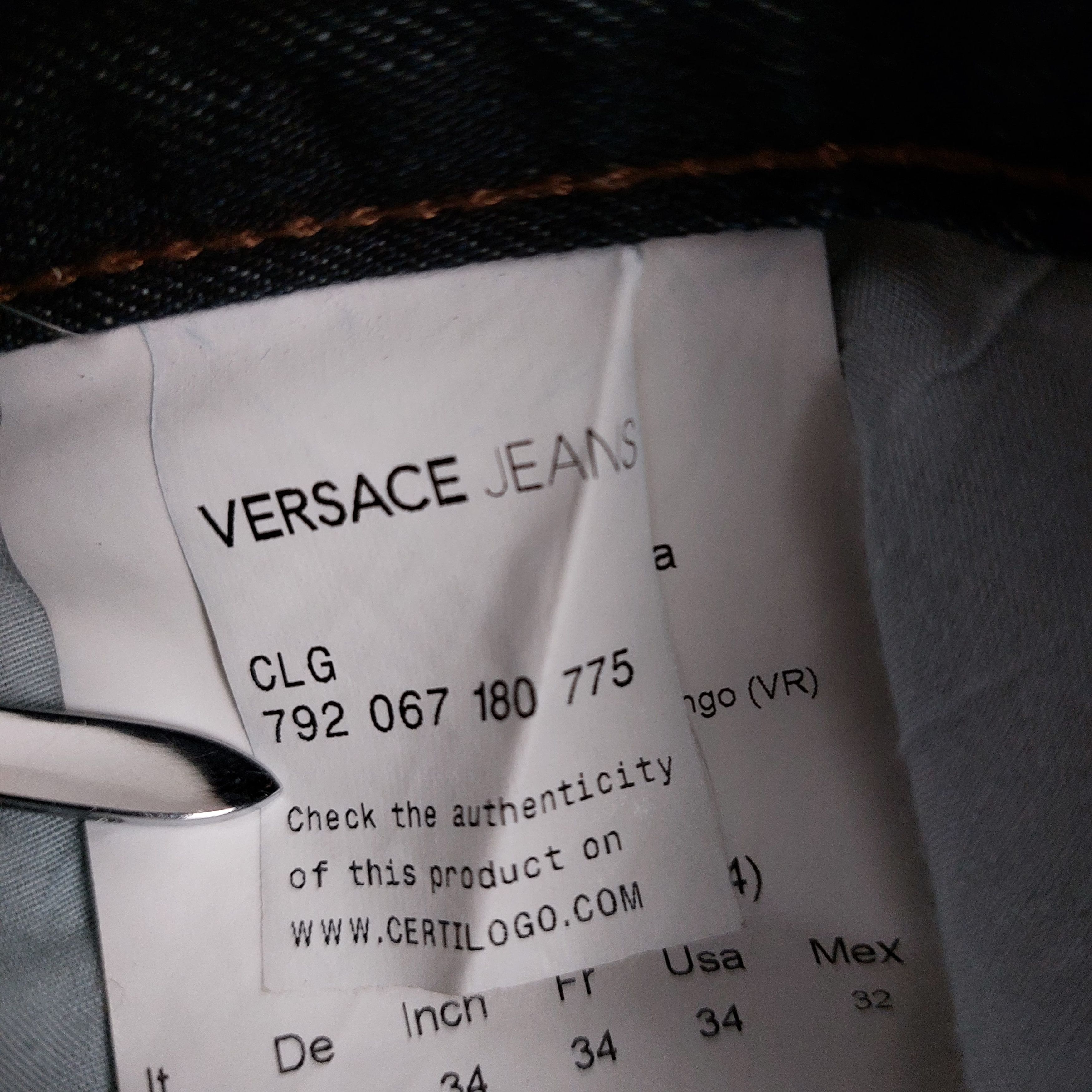 Versace Vintage Versace Regular Fit Jeans Size US 34 / EU 50 - 11 Thumbnail