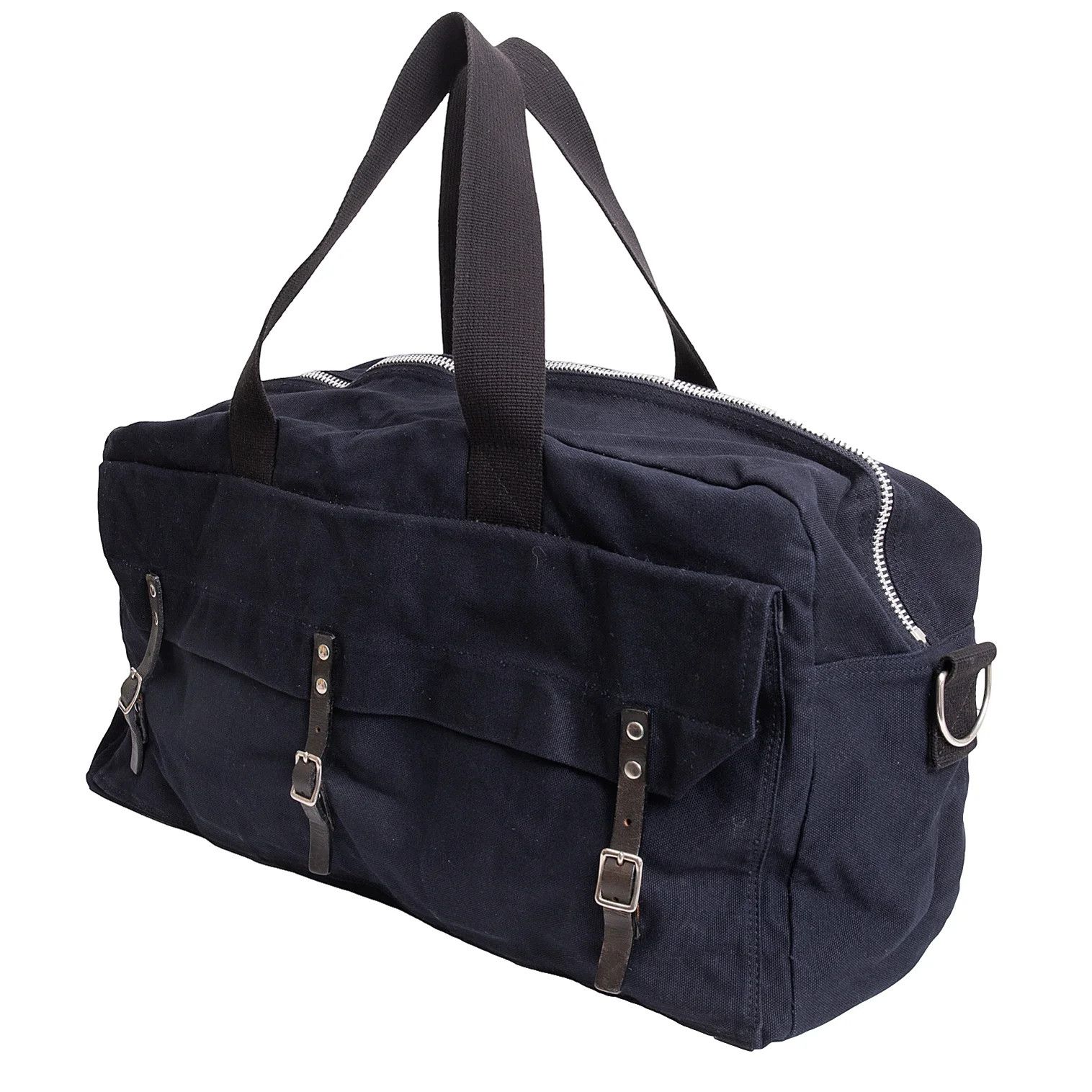 Jean Paul Gaultier Canvas Boston Bag in Navy Blue Size ONE SIZE - 1 Thumbnail