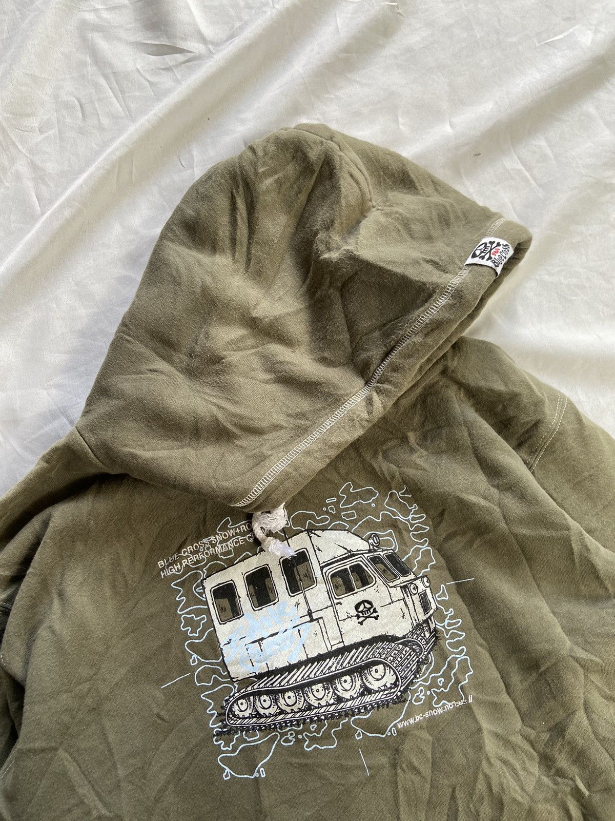 Japanese Brand BLUE CROSS SNOW+ROCK HIGH PERFORMANCE CREW HOODIE Size US M / EU 48-50 / 2 - 10 Thumbnail