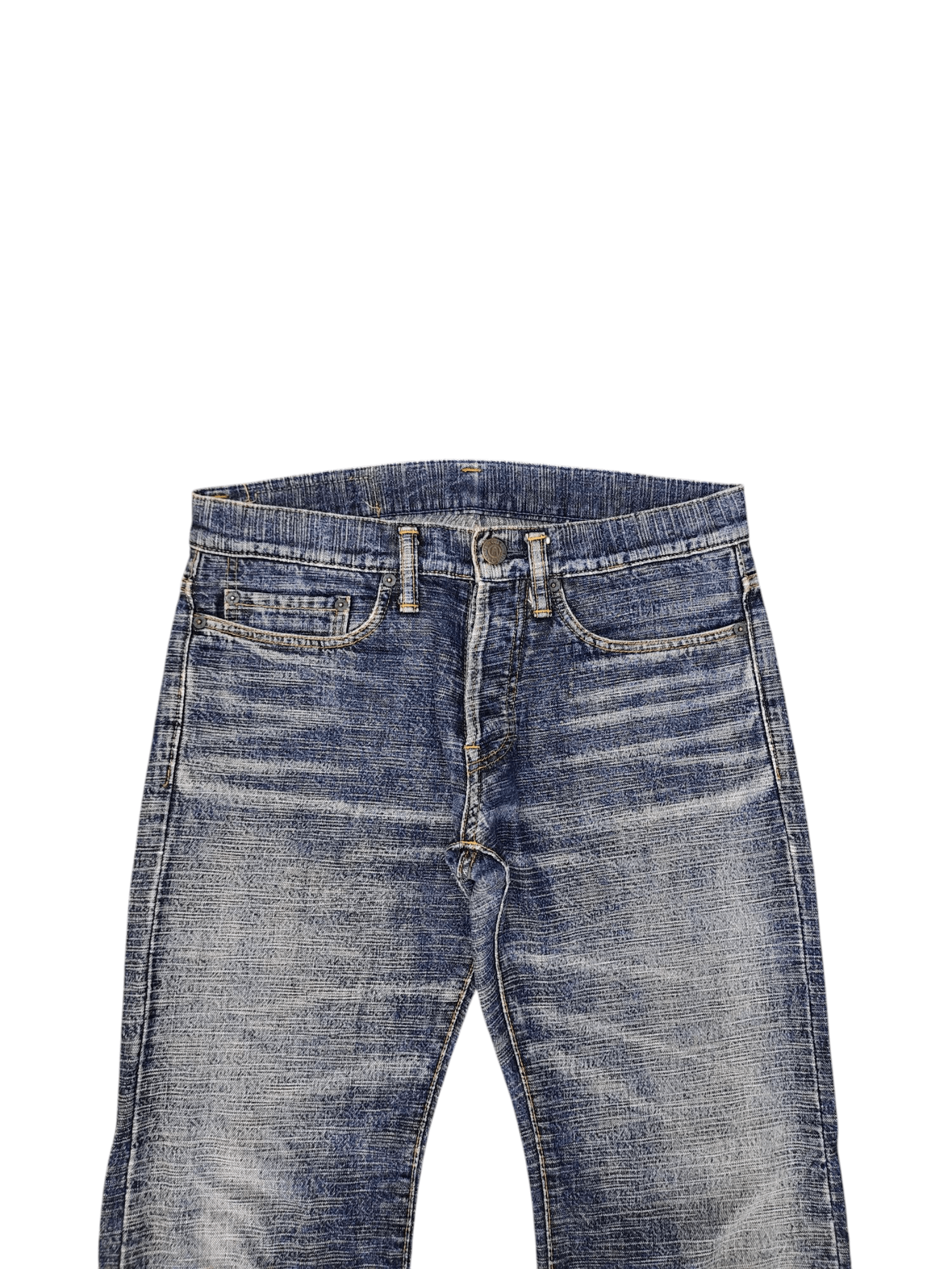 Hysteric Glamour × Undercover Vintage 90s Ku Raw Denim Japan Clawmark Slubby Denim Jeans Size US 29 - 2 Thumbnail