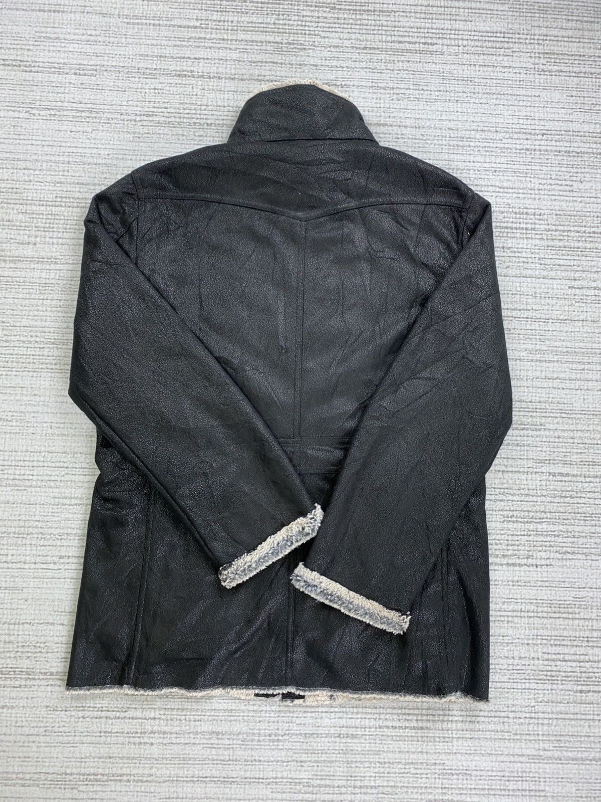 Designer × Vintage Vintage Christian Orani Lined Sherpa Suede Leather Jacket Size US M / EU 48-50 / 2 - 2 Thumbnail