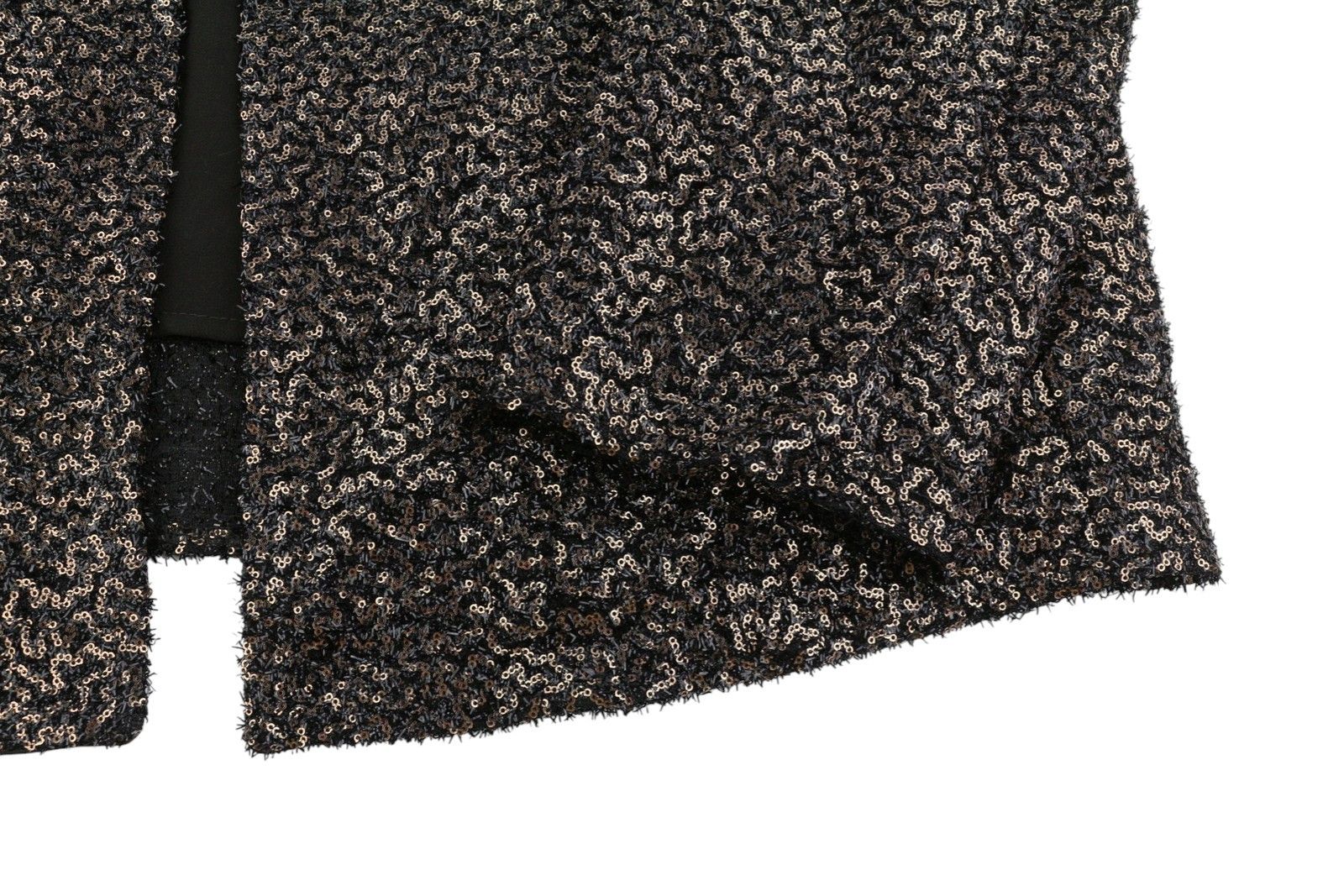Max Mara EU46 Brown Glitter Shawl Lapel Single Blazer 88691 Size XXL / US 16-18 / IT 52-54 - 8 Thumbnail