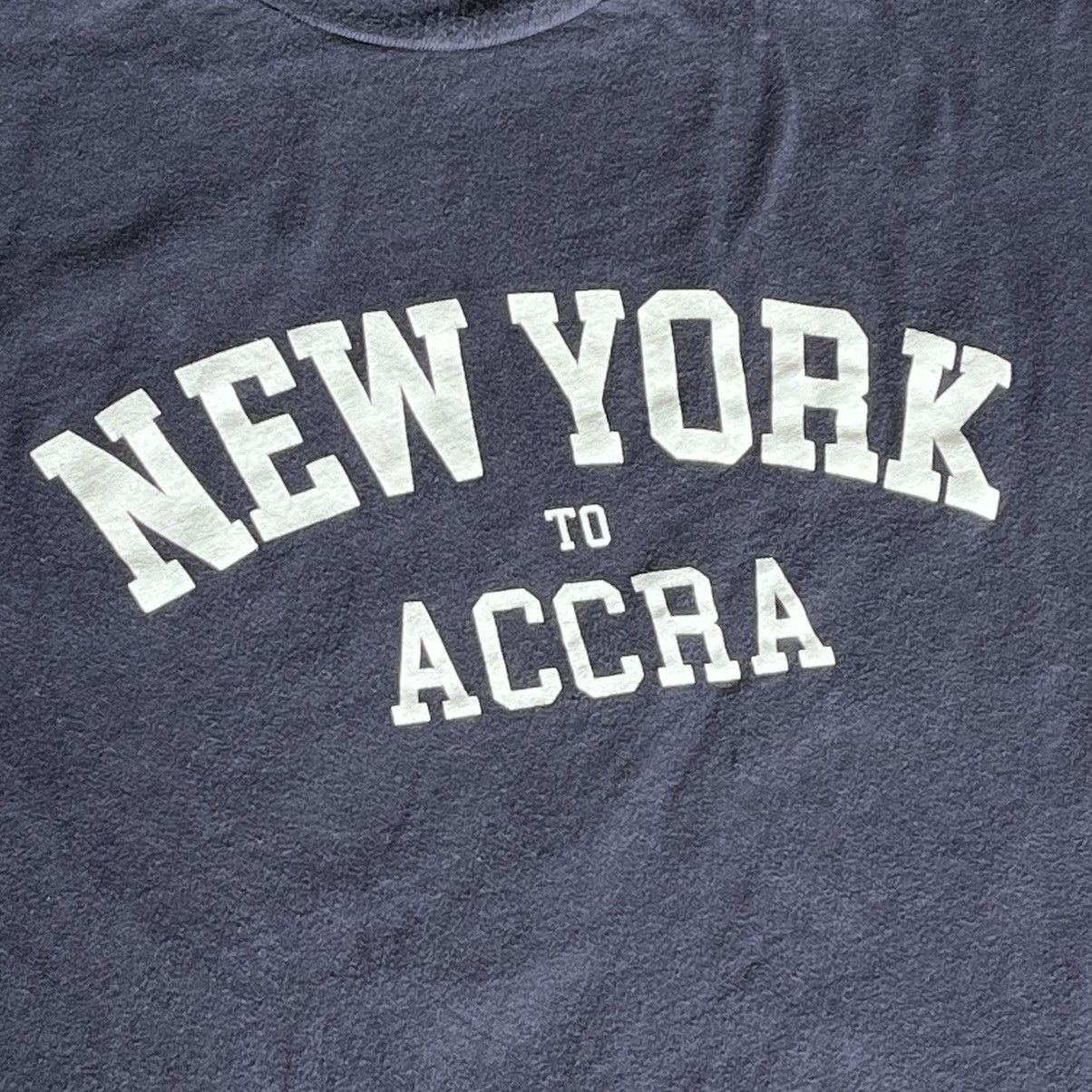 J.Crew Studio 189 x J.Crew New York to Accra Graphic Logo T-Shirt Size US XXL / EU 58 / 5 - 4 Thumbnail