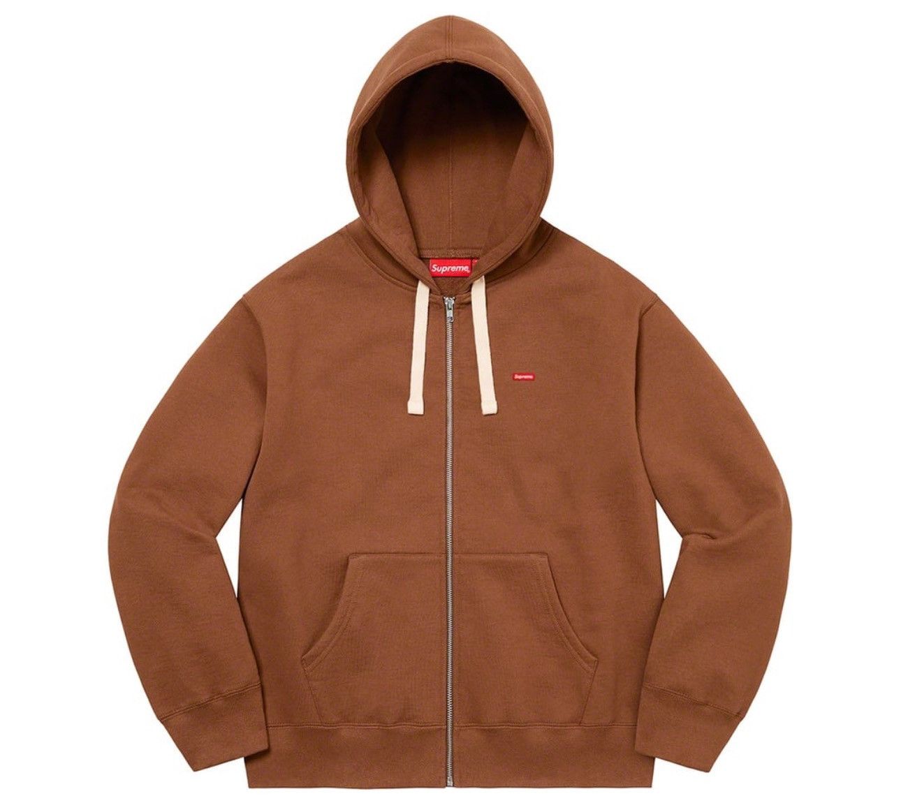 Supreme Supreme Brown Box Label Hoodie sz Med DEADSTOCK Size US M / EU 48-50 / 2 - 1 Thumbnail