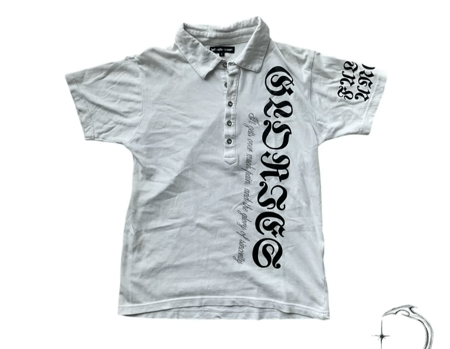 Japanese Brand Retro White Polo T-shirts for Summer Size US XL / EU 56 / 4 - 4 Thumbnail