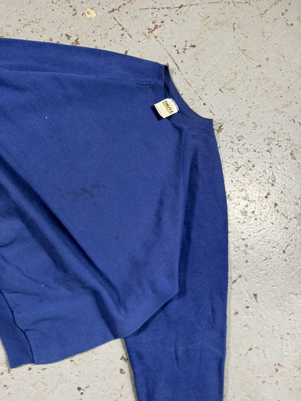 Tultex Vintage Tultex Blank Blue Crewneck Size US XL / EU 56 / 4 - 3 Thumbnail