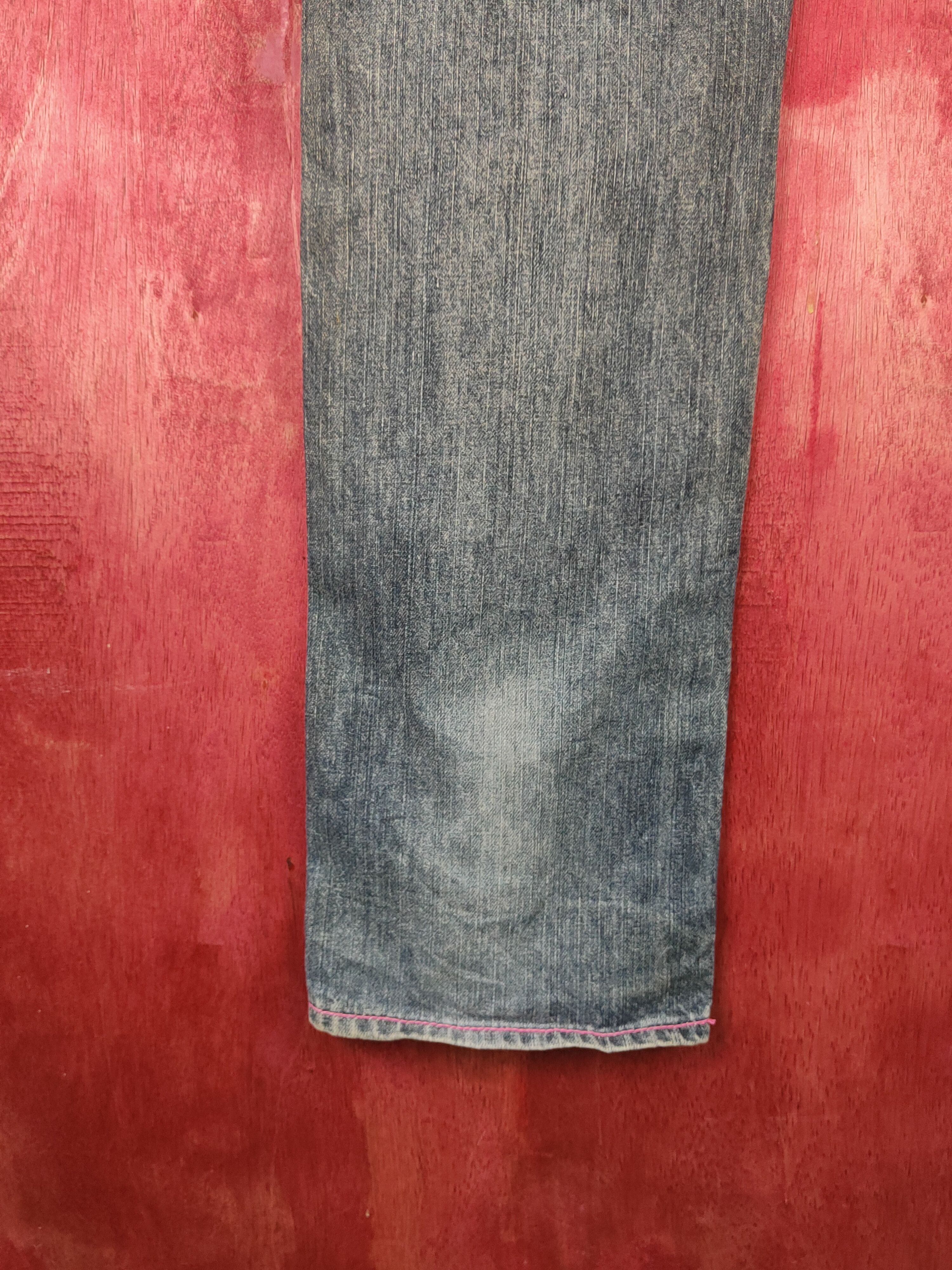 Japanese Brand Memory Special Dark Blue Faded Multipocket Denim #S1617 Size 31" - 11 Thumbnail