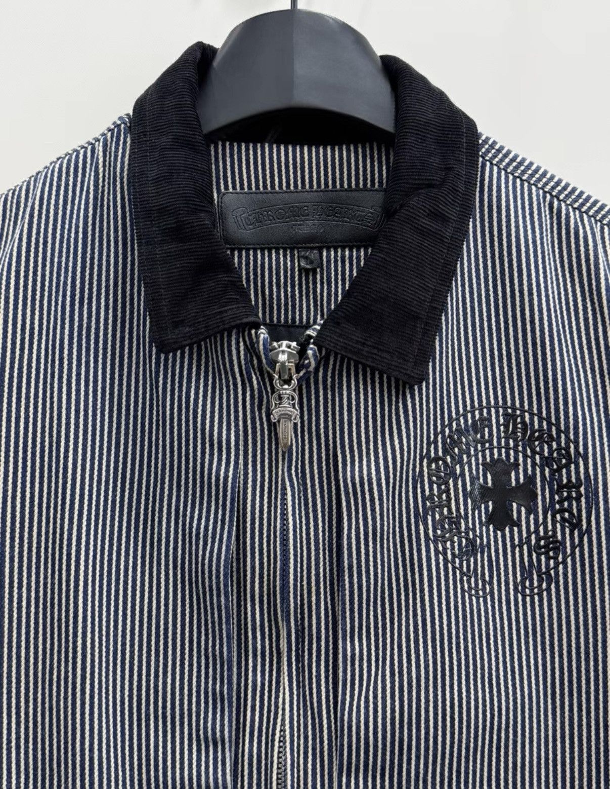 Chrome Hearts Chrome Hearts Japan Limited Stripe Sanskrit Work Jacket Size US L / EU 52-54 / 3 - 3 Thumbnail