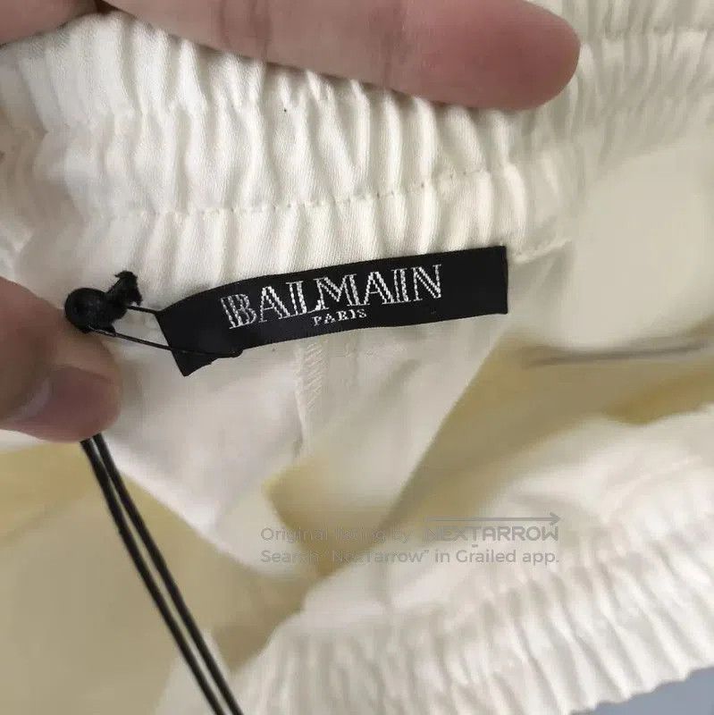 Balmain Balmain Off-White Cotton Women's Jeans . Size 23" - 5 Thumbnail