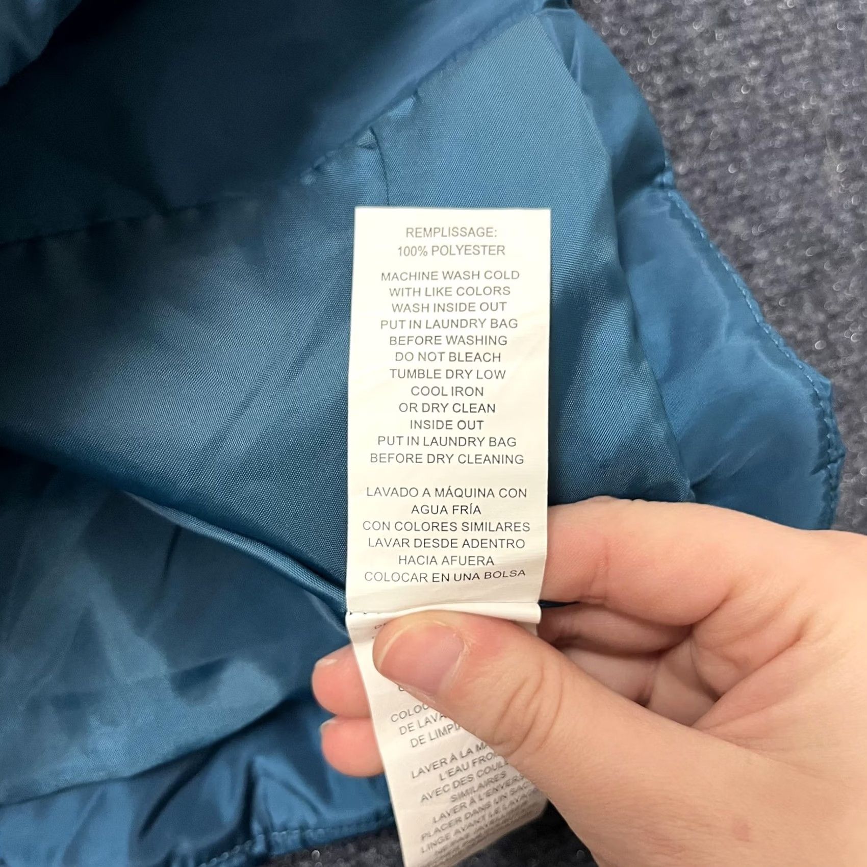 Michael Kors VINTAGE Michael Kors Vest Womens Small Blue Quilted Puffer Full Zip Warm Size S / US 4 / IT 40 - 5 Thumbnail