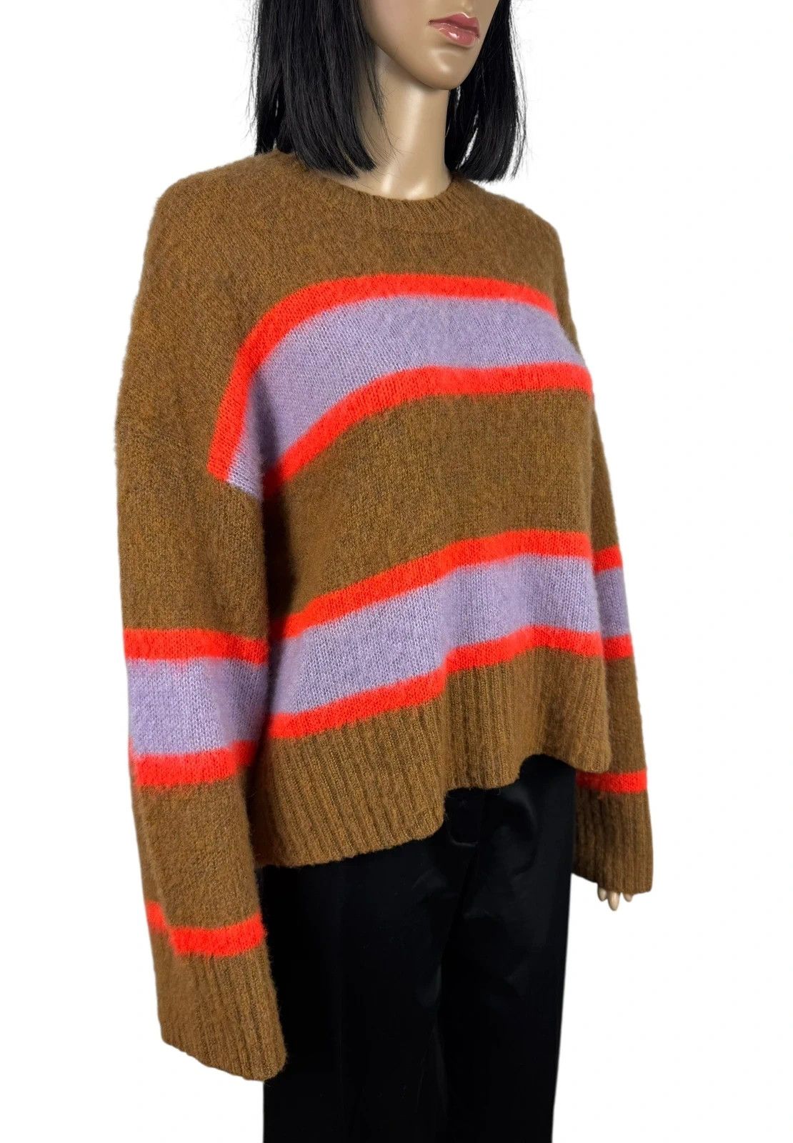 Allsaints Allsaints Acrylic Wool Striped Sweater size M Size M / US 6-8 / IT 42-44 - 3 Thumbnail