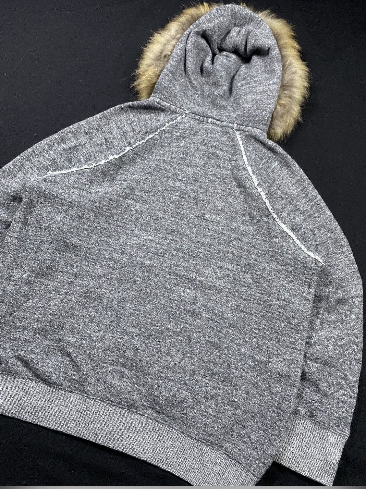 Japanese Brand Vintage Japanese L.T.S Zip Fur Hoodie Ifsixwasnine Style Size US L / EU 52-54 / 3 - 10 Thumbnail