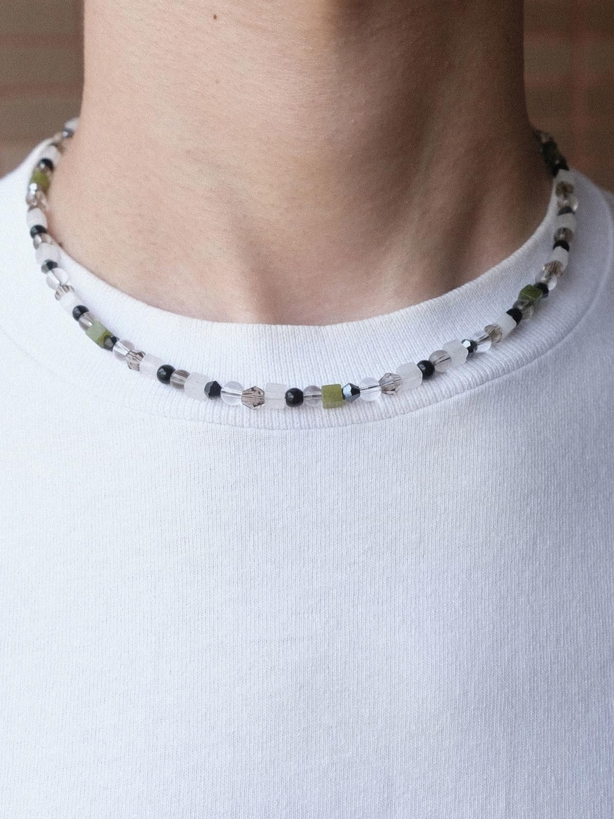 Handmade Chalcedony Jade Handmade Beaded Necklace Unisex 16.1in Size ONE SIZE - 1 Thumbnail