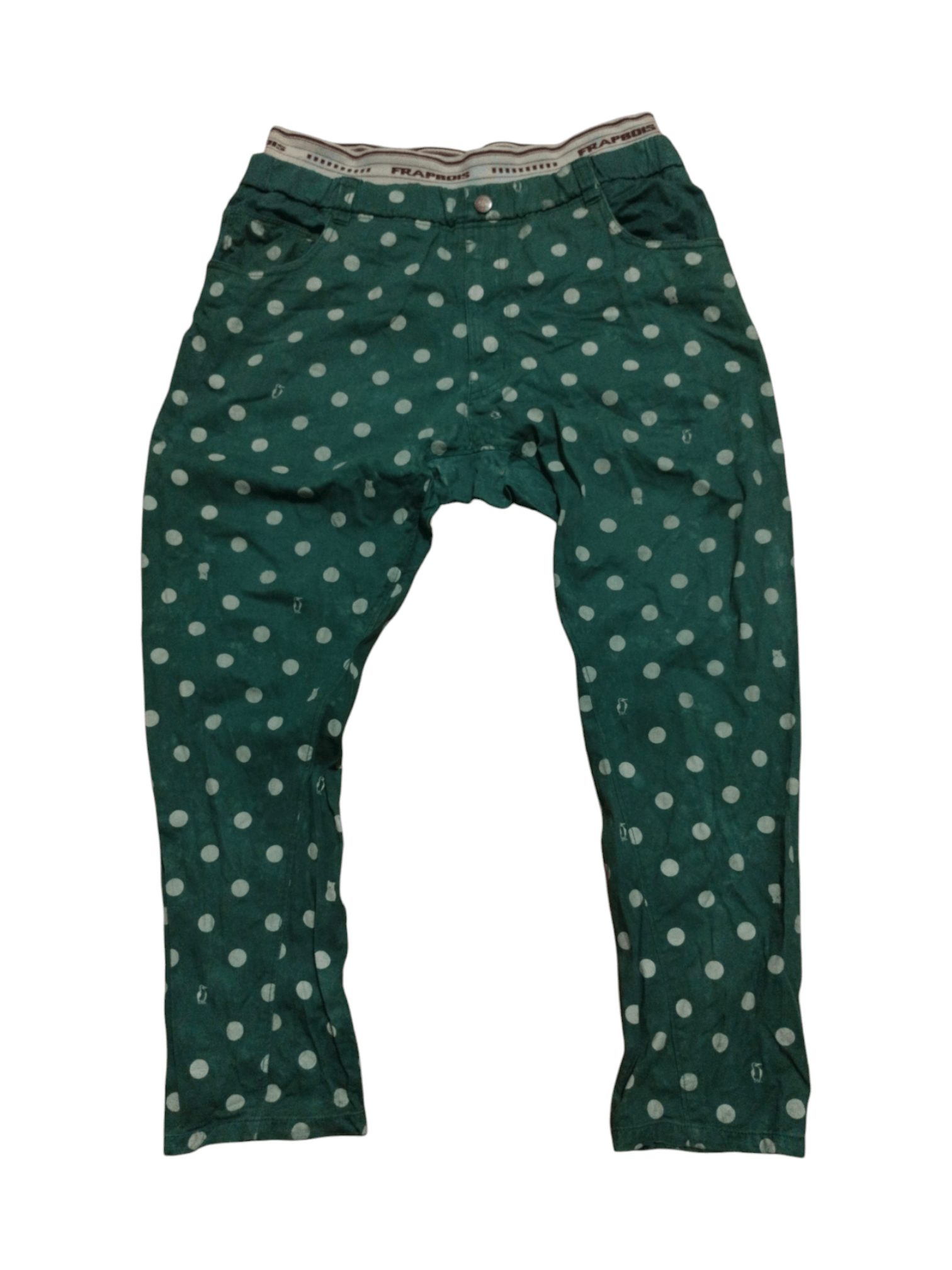 Issey Miyake Frapbois Polkadot Washed Chinos Pants Size US 34 / EU 50 - 1 Thumbnail