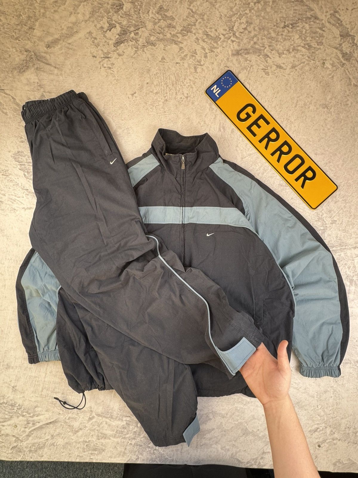 Nike × Vintage NIKE VINTAGE OVERSIZE DRIL TRACK SUIT Y2k Size US XL / EU 56 / 4 - 3 Thumbnail