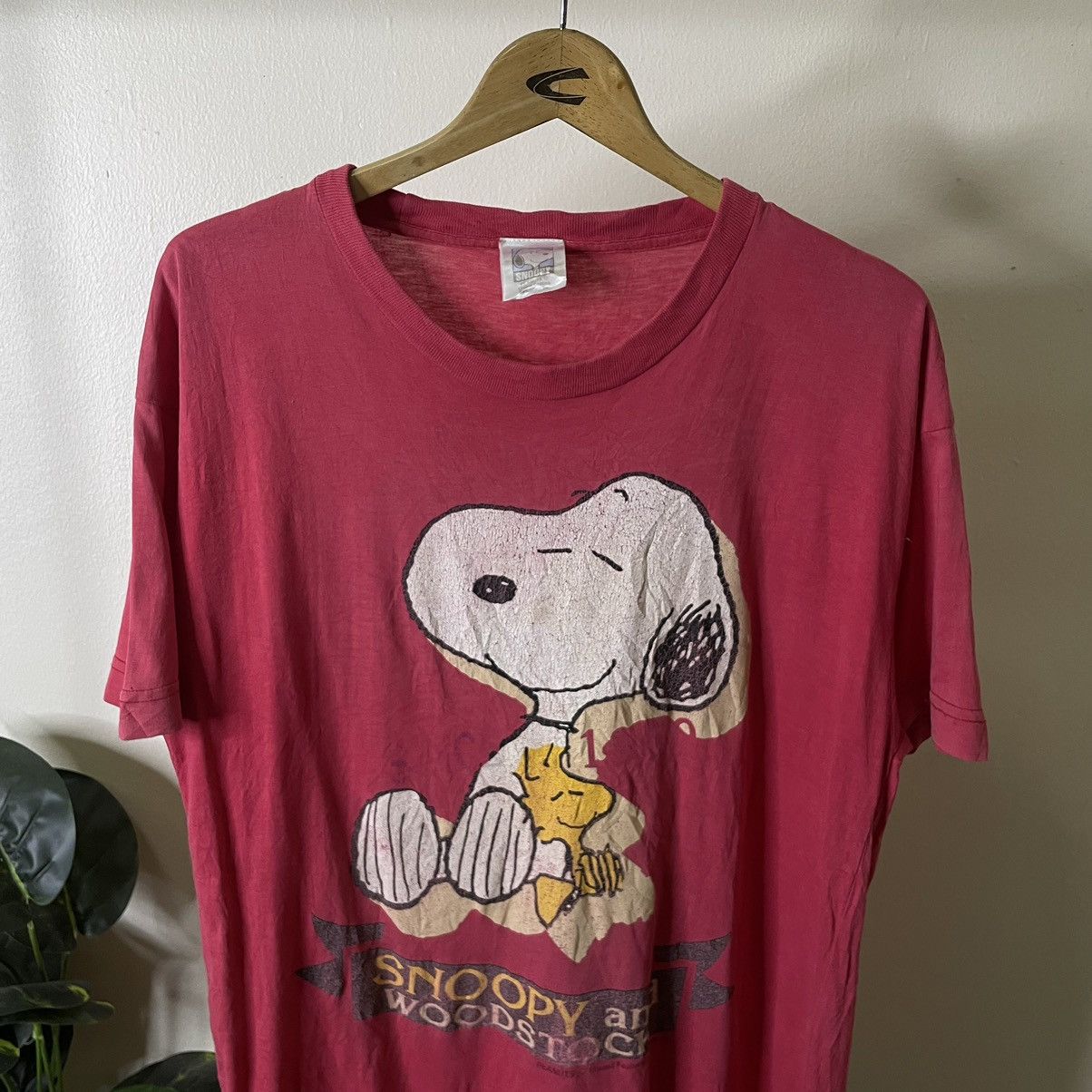 Peanuts Vintage 1990s Peanuts Snoopy Big Graphic T Shirt Size US L / EU 52-54 / 3 - 2 Thumbnail