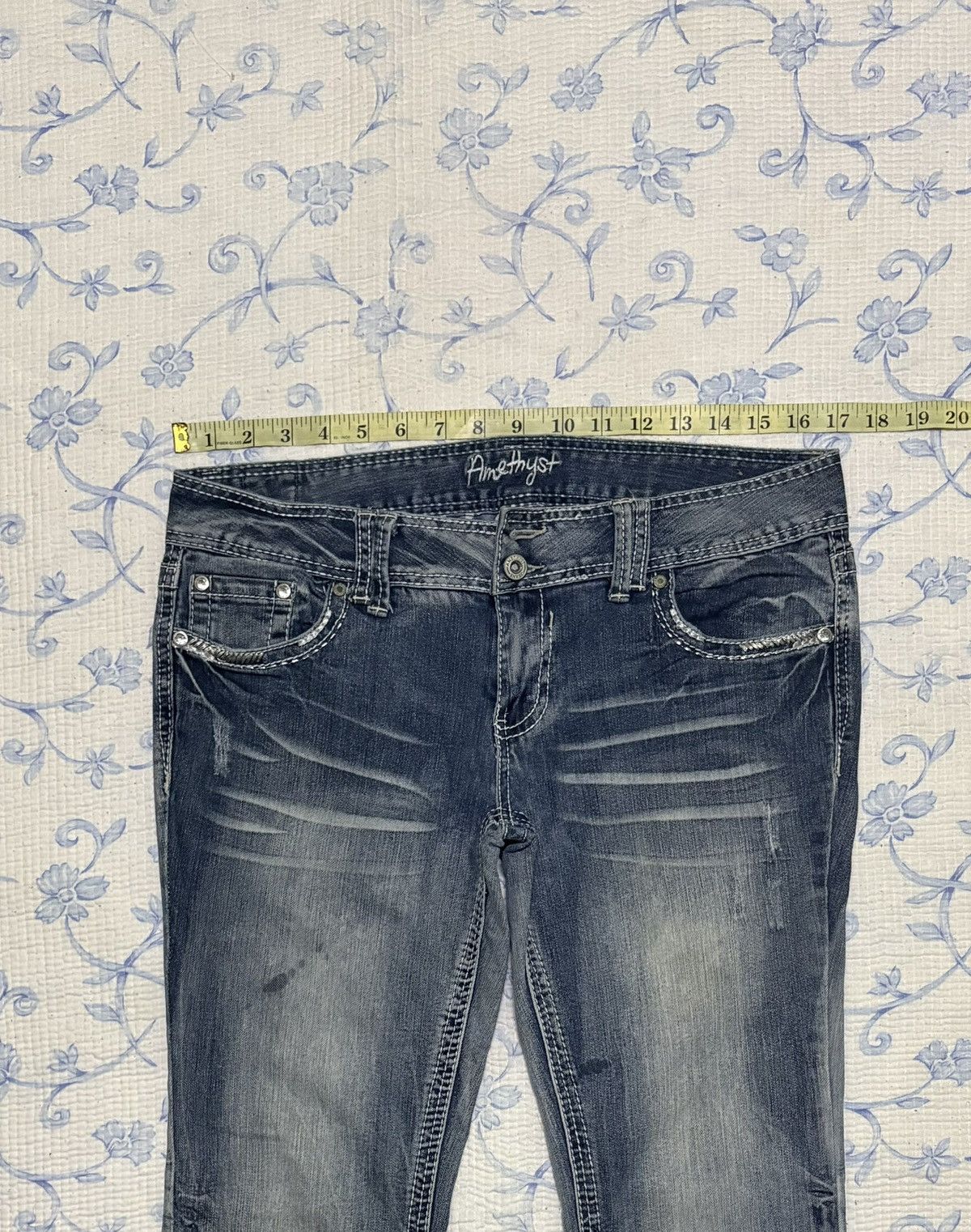 Vintage Amethyst Streetwear Jeans Flared Denim Size US 34 / EU 50 - 3 Thumbnail
