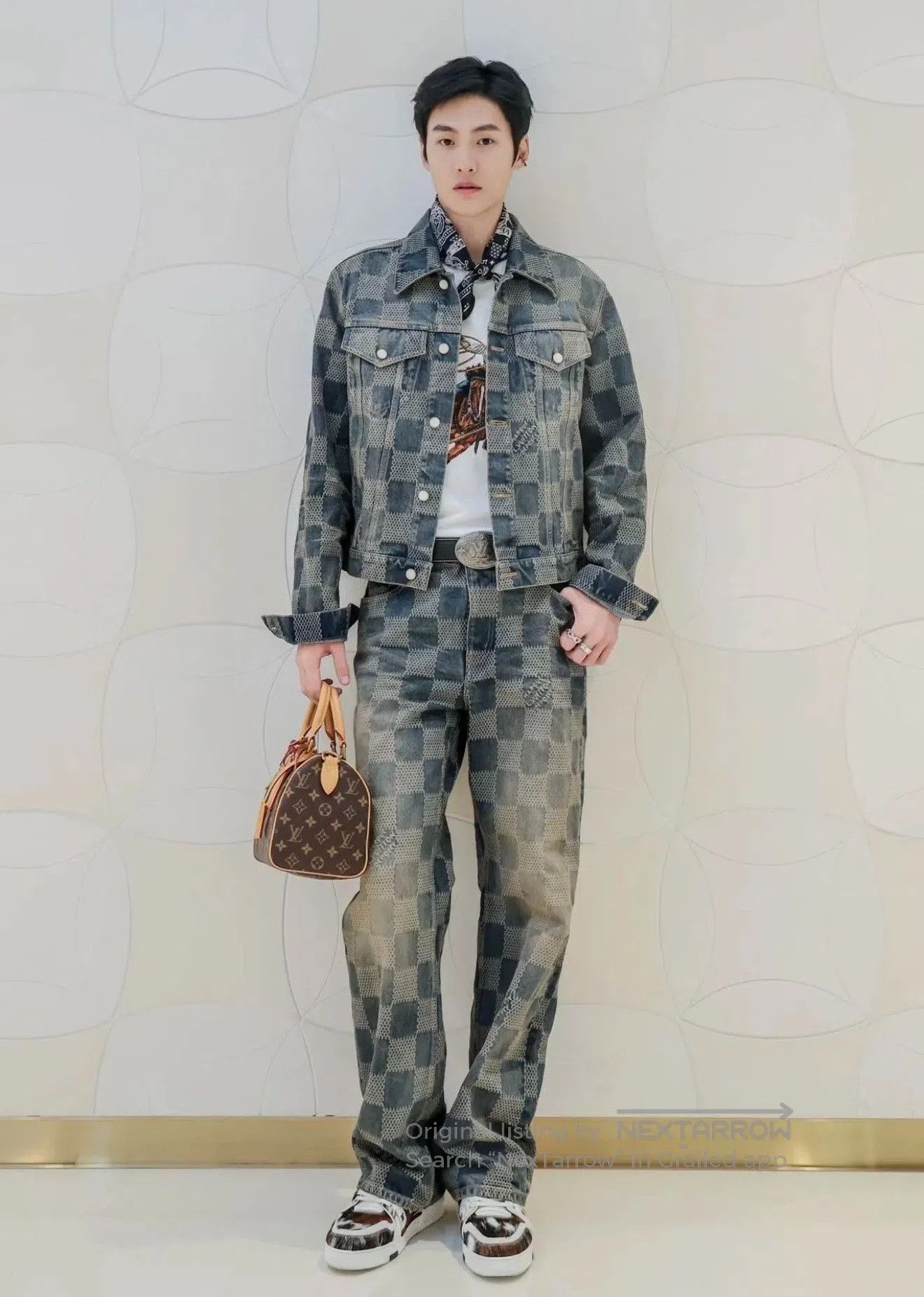 Louis Vuitton Louis Vuitton FW24 Logo Jacquard Straight Jeans. Size US 34 / EU 50 - 8 Thumbnail