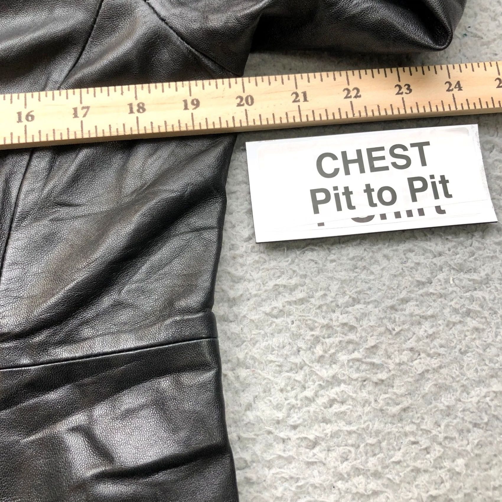 Old Navy VINTAGE Old Navy Collection Leather Lined Jacket Women Medium Black Button Pockets 90s City Casual Mens Womens Girls? Size M / US 6-8 / IT 42-44 - 7 Thumbnail