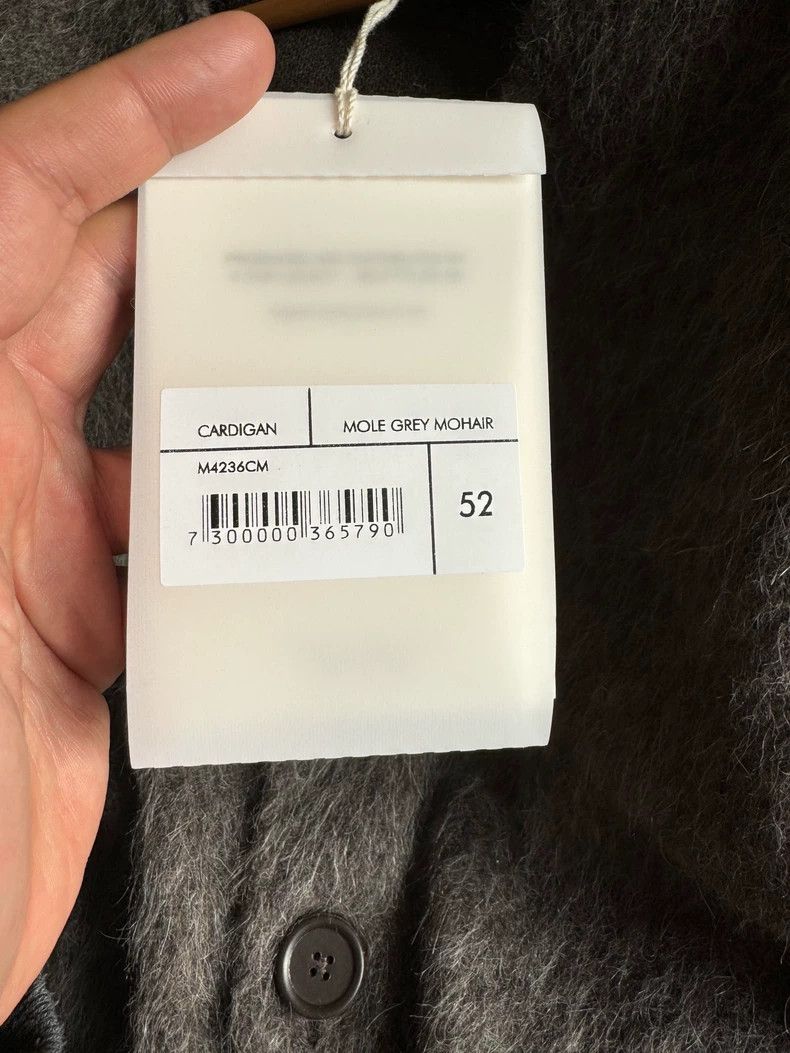 Our Legacy our legacy size 52 23fw gray horsehair cardigan 2502-Nexta Size US L / EU 52-54 / 3 - 8 Thumbnail