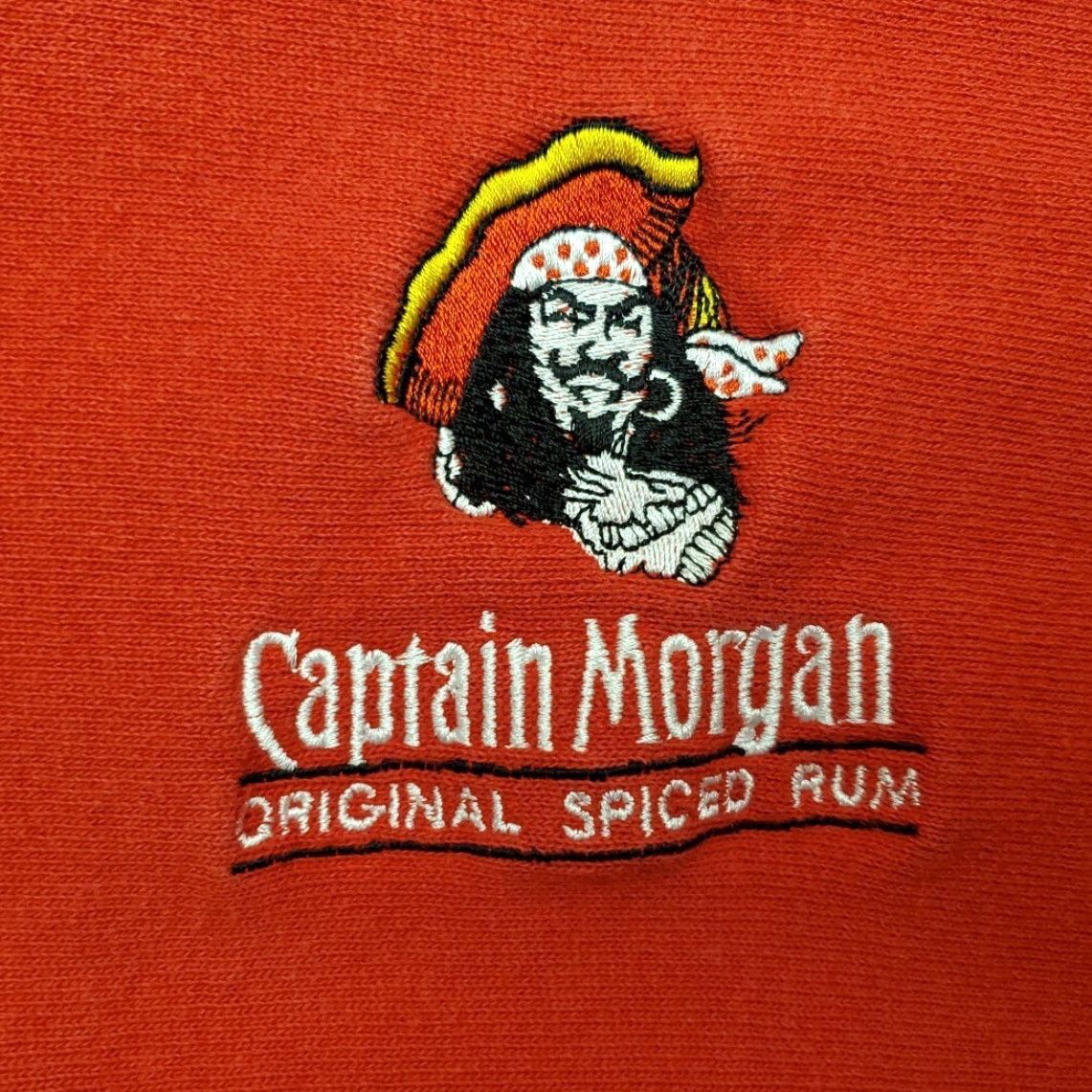 Vintage VINTAGE Captain Morgan Sweatshirt Mens XL Red USA 70s Reverse Weave Cotton Blend Fleece Pullover Crew Neck Long Sleeve.jpg Size US XL / EU 56 / 4 - 5 Thumbnail