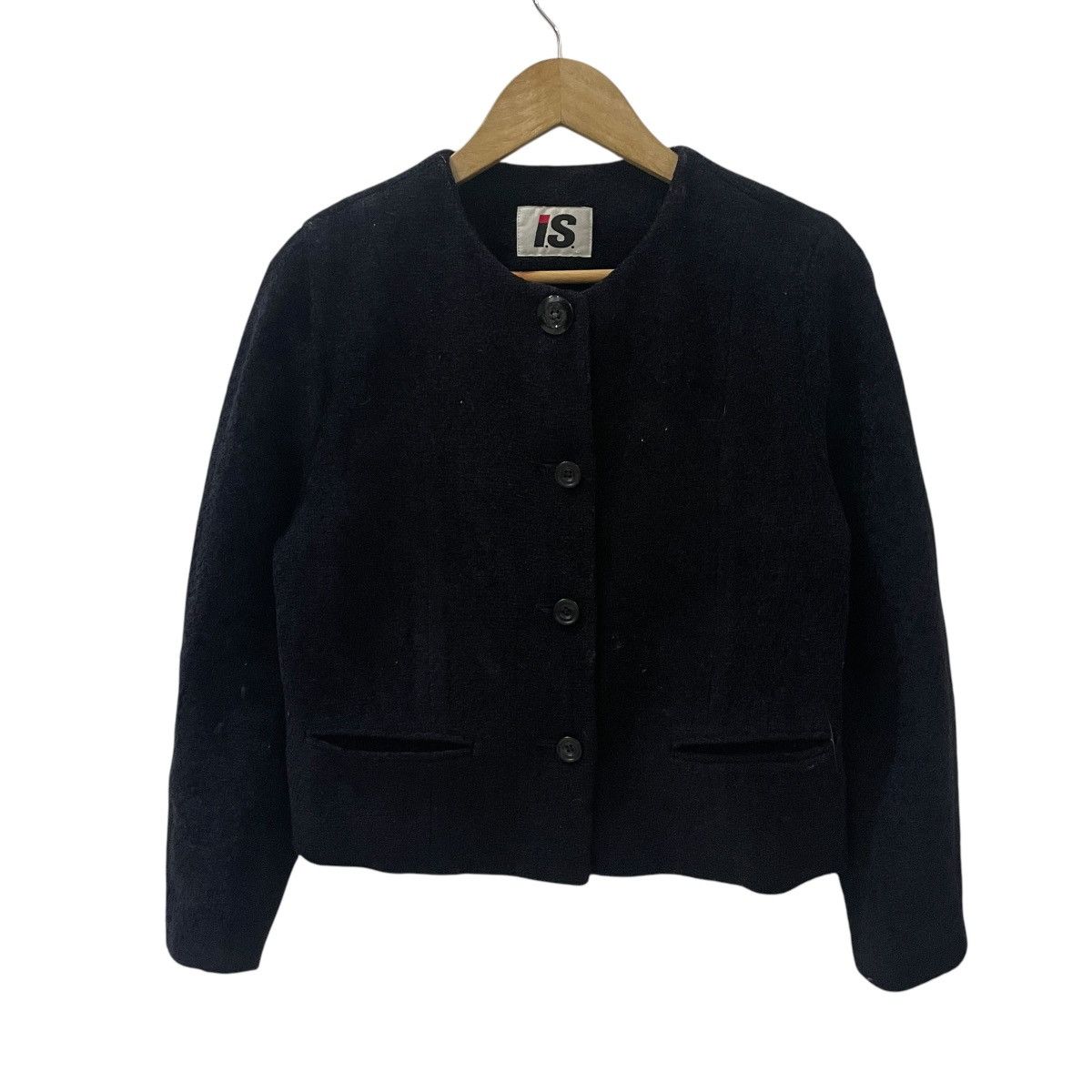 Issey Miyake Vintage Issey Miyake Is Tweed Jacket Size L / US 10 / IT 46 - 1 Thumbnail