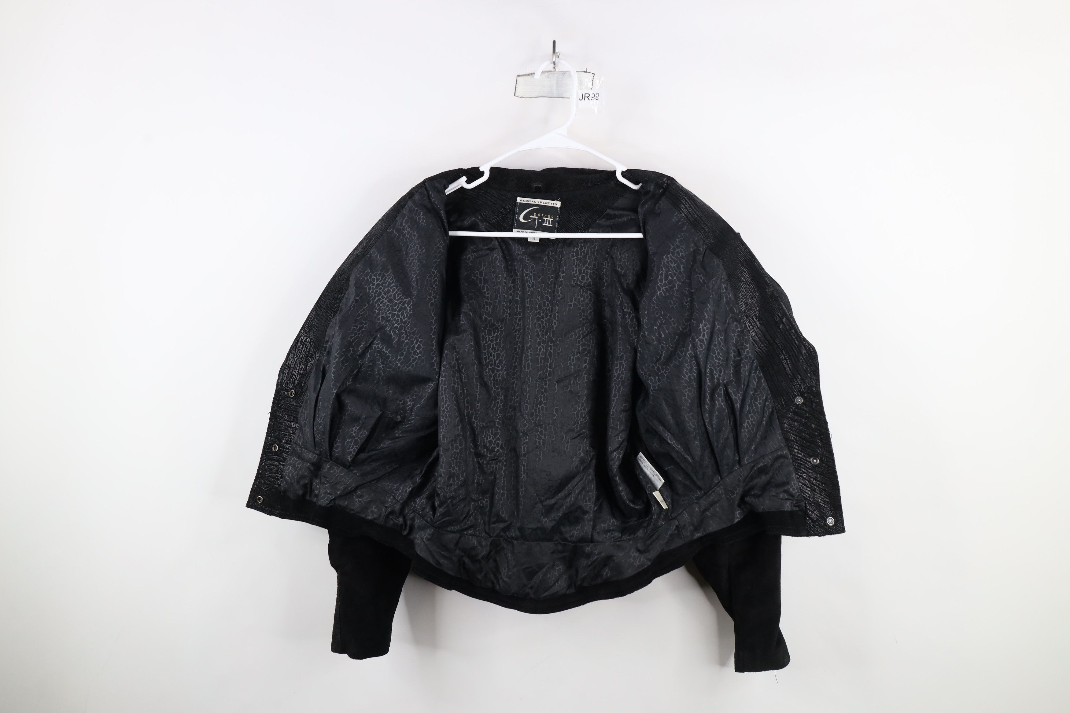 Vintage Vintage 80s 90s Streetwear Cropped Suede Leather Jacket Size M / US 6-8 / IT 42-44 - 10 Thumbnail