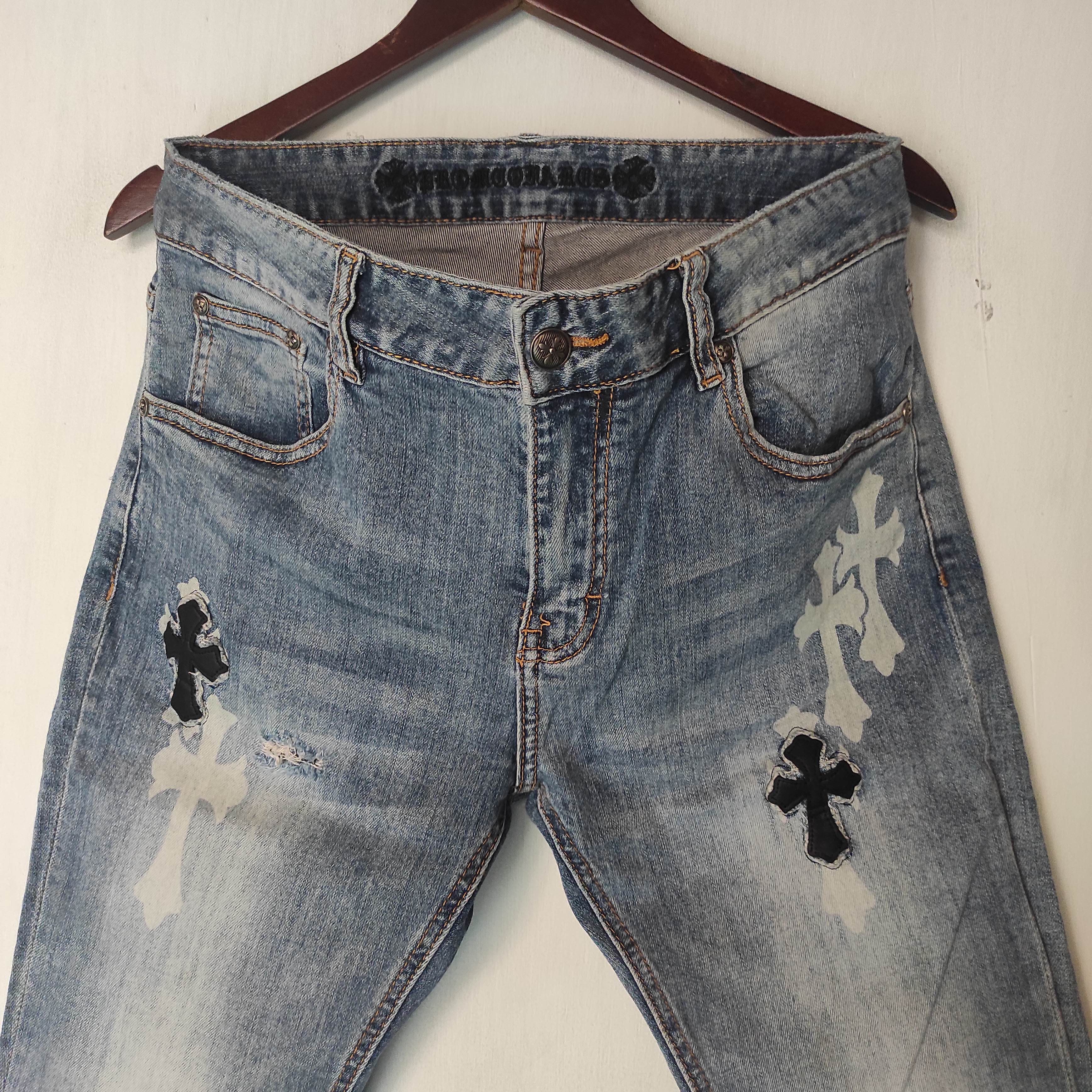 Hysteric Glamour Distressed Denim Chrome Hearts Style Size US 32 / EU 48 - 4 Thumbnail