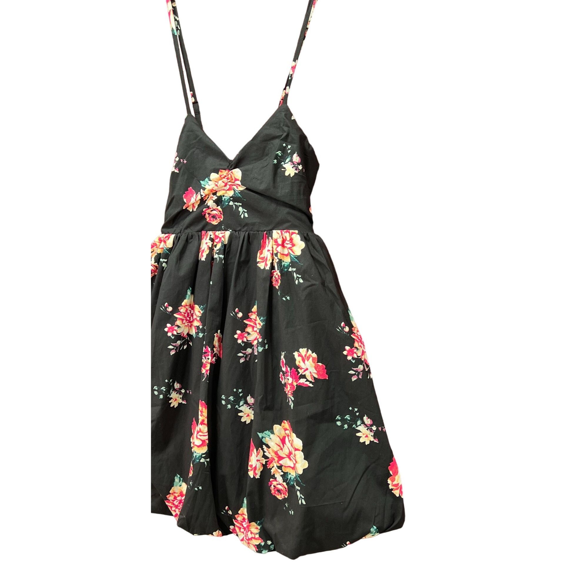 rue21 Rue 21 - Women's Floral Mini Dress - Black - Extra Small Size XS / US 0-2 / IT 36-38 - 16 Thumbnail