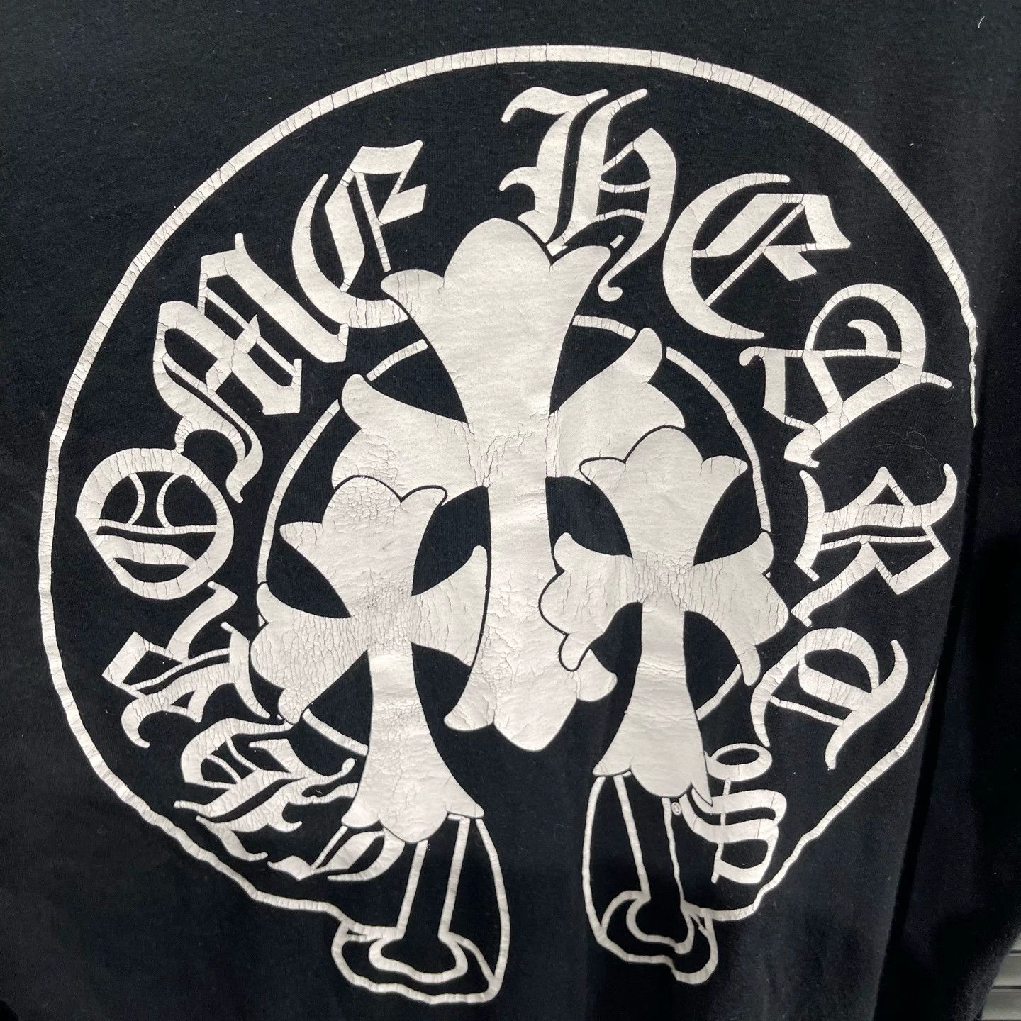 Chrome Hearts Chrome Hearts Black Horseshoe Cross Longsleeve M Size US M / EU 48-50 / 2 - 5 Thumbnail
