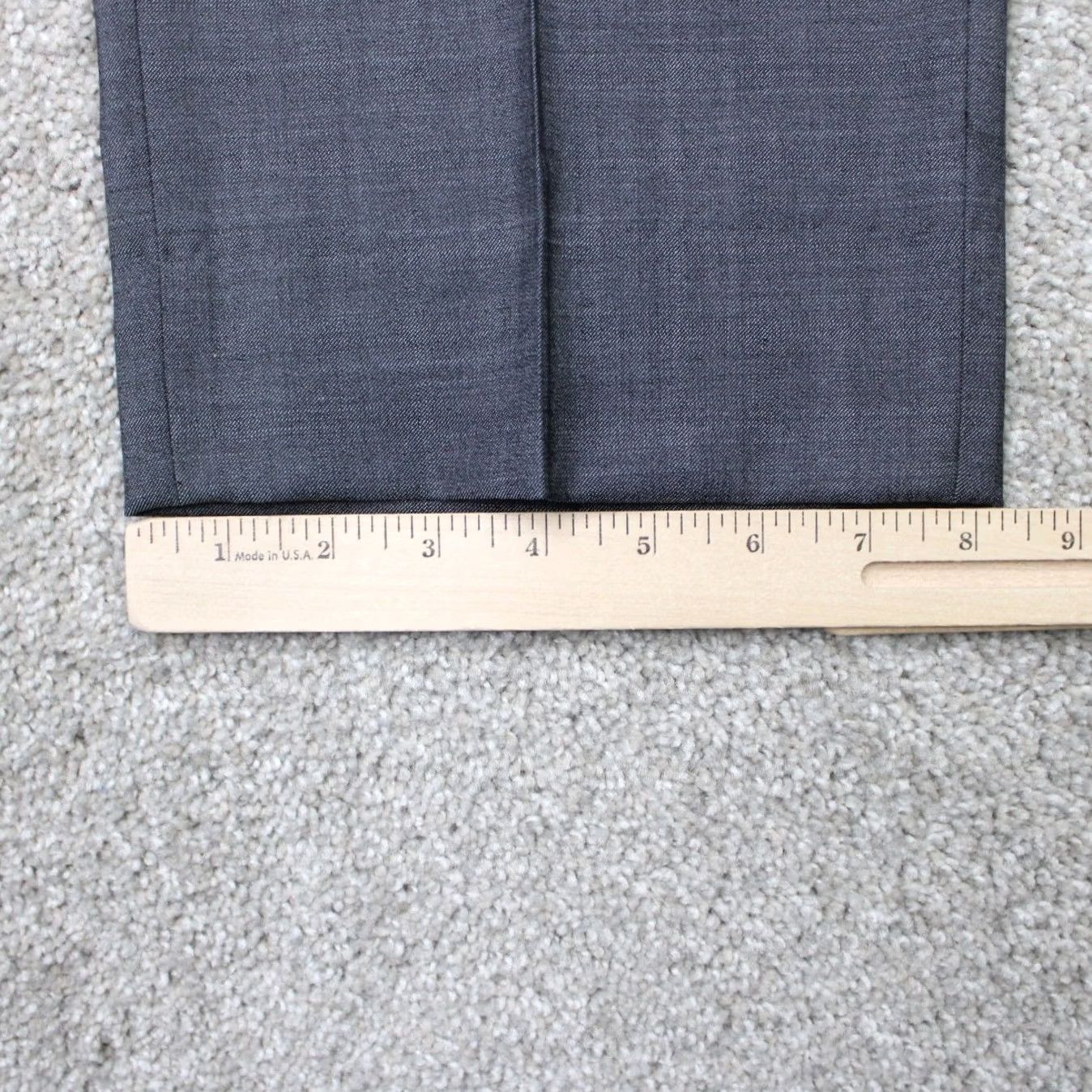 Jos. A. Bank Jos. A. Bank Pants Mens 38x30 Gray Slim Dress Flat Front Wool Stretch Travel Tech Size US 38 / EU 54 - 4 Thumbnail