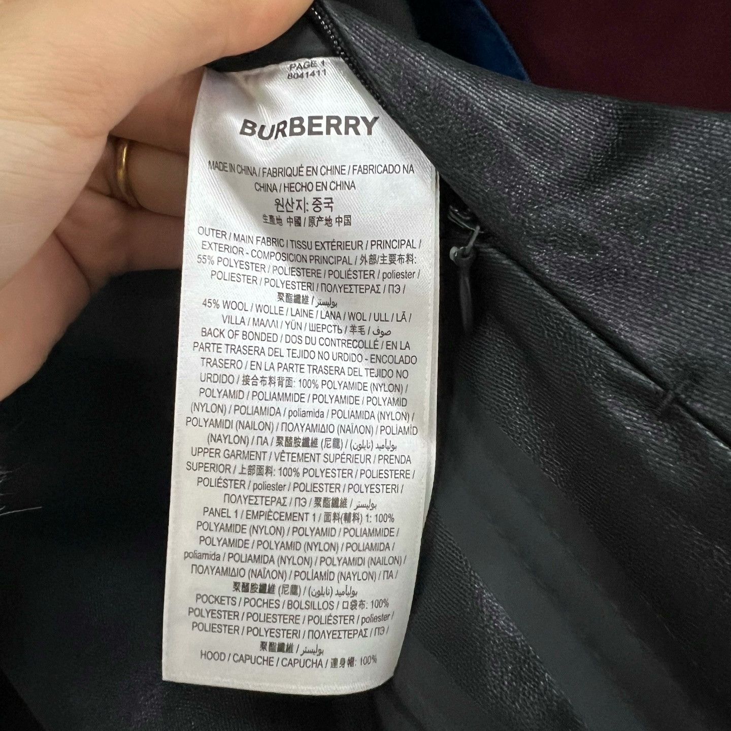 Burberry Burberry Colorblock Hooded Jacket Size US L / EU 52-54 / 3 - 3 Thumbnail