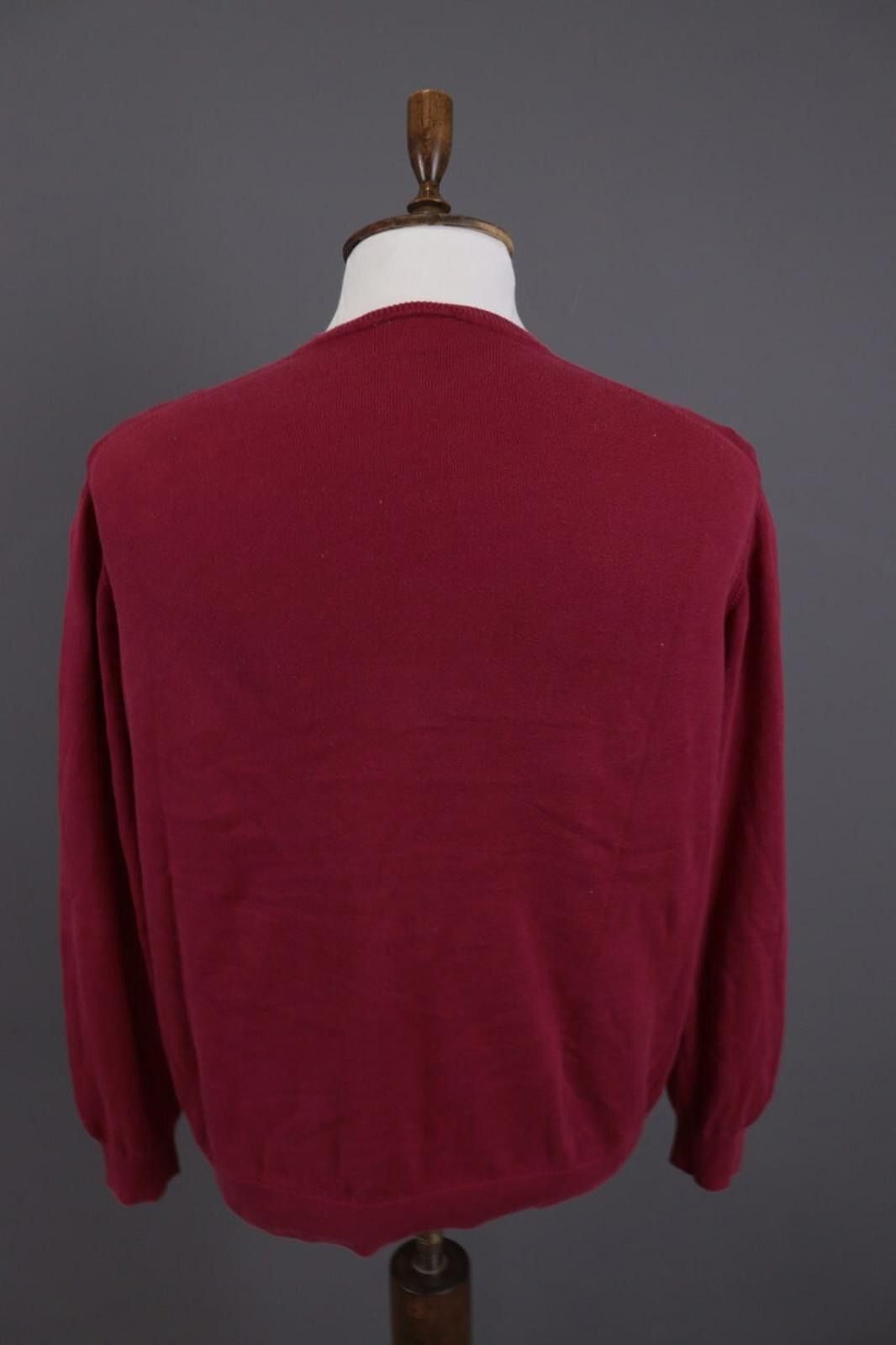 Lacoste Lacoste Red Crew Neck Knit Sweater Jumper Size 6/XL Size US M / EU 48-50 / 2 - 11 Thumbnail