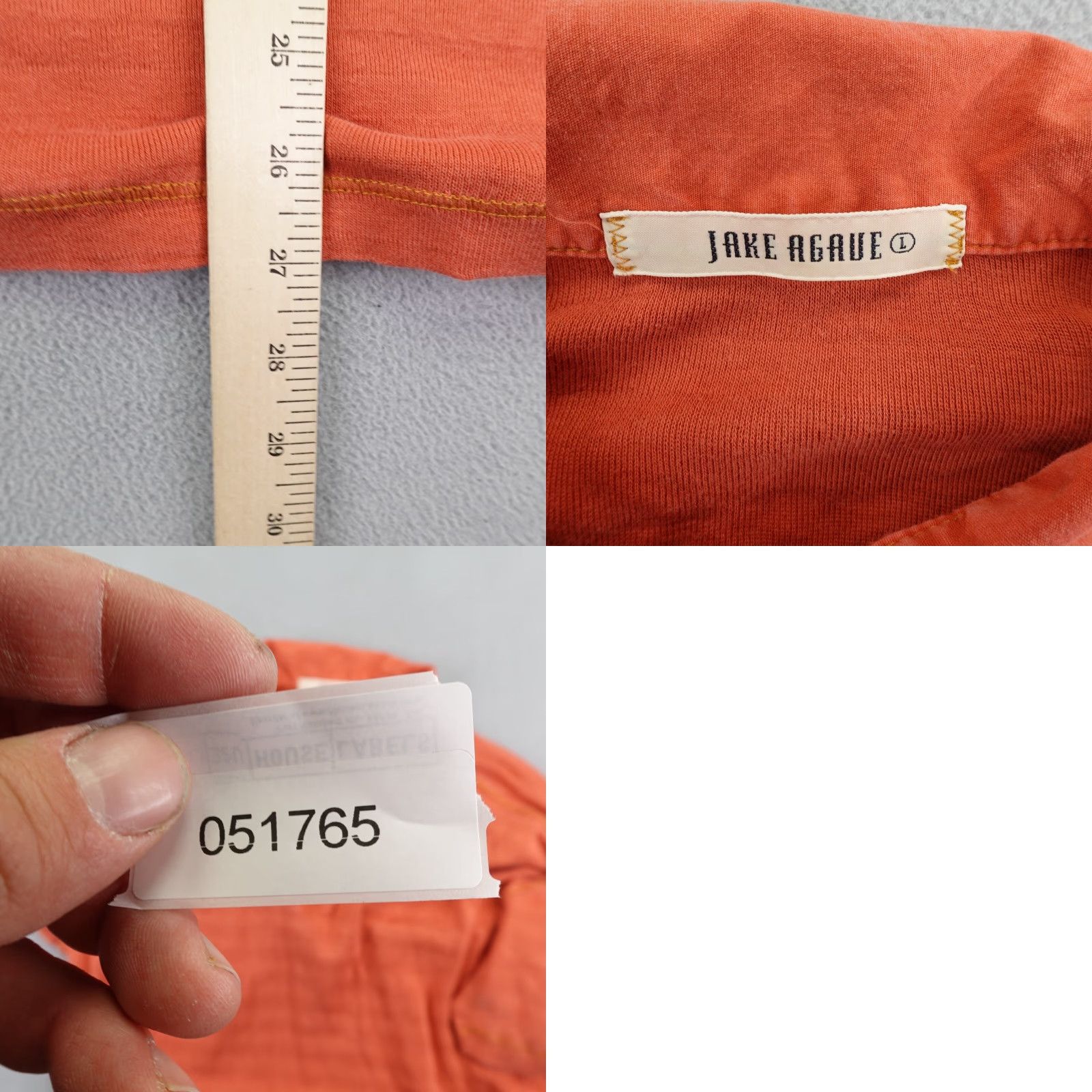 Vintage VINTAGE Jake Agave Polo Shirt Mens L Orange Stripes Classic Cut El Capitan Lux USA Size US L / EU 52-54 / 3 - 8 Thumbnail