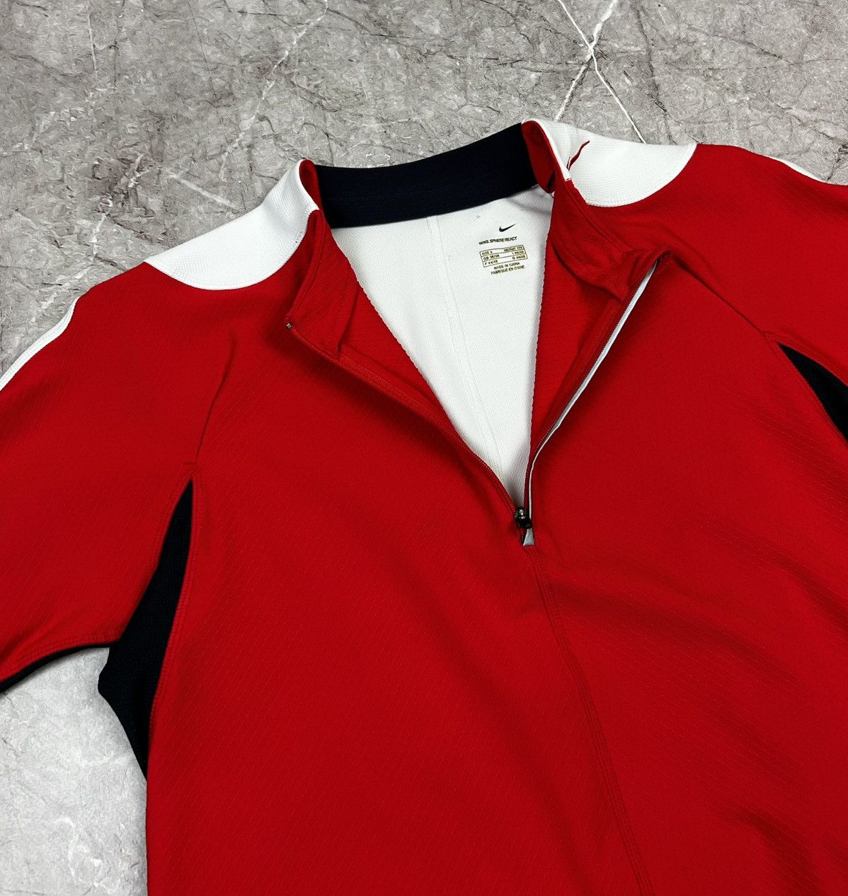 Nike 2000s Nike Sphere by Tony Spackman Quarter zip T Shirt Tee Size US S / EU 44-46 / 1 - 6 Thumbnail
