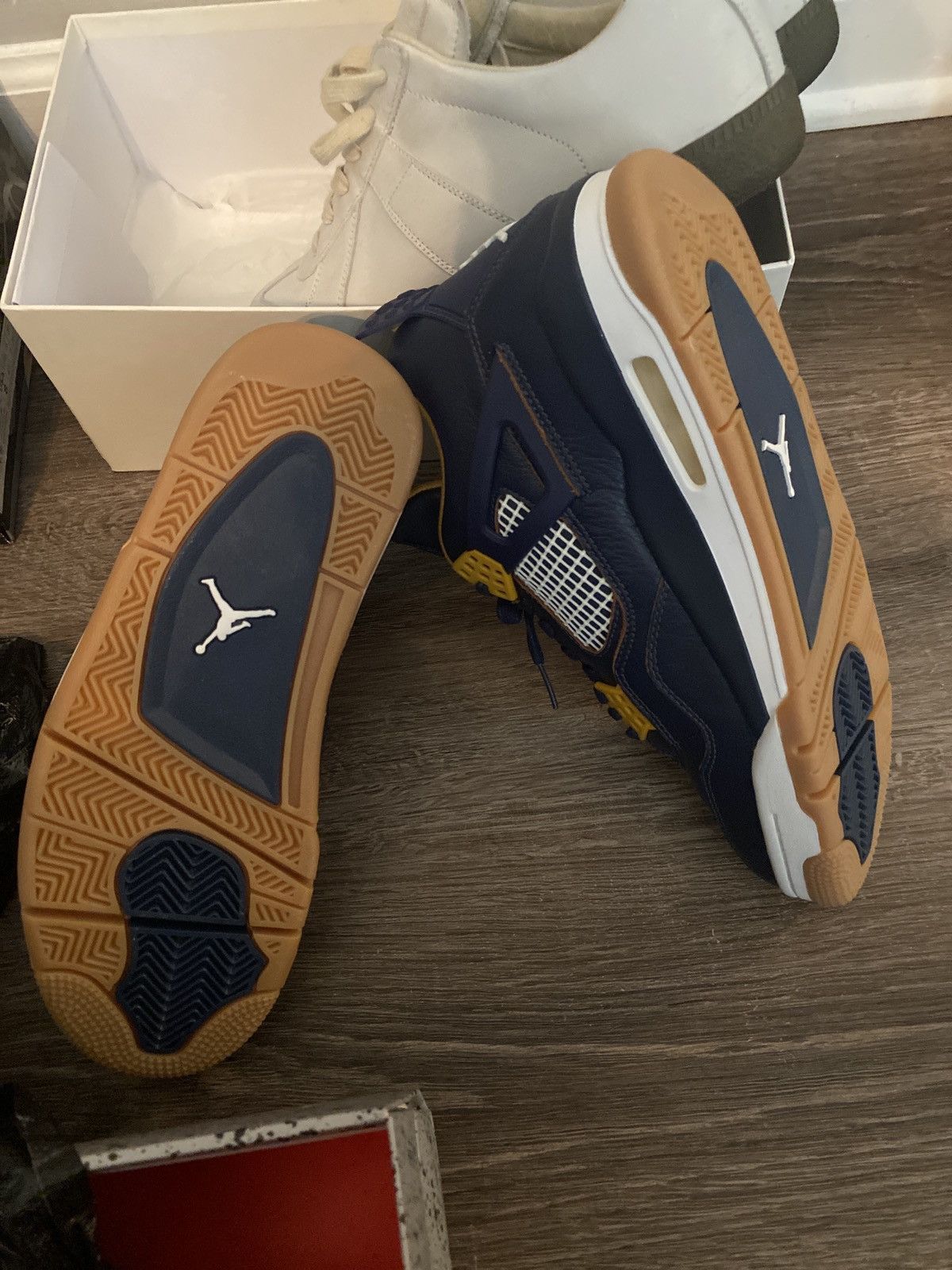 Jordan Brand Jordan 4 retro Dunk From Above Size US 8.5 / EU 41-42 - 5 Thumbnail