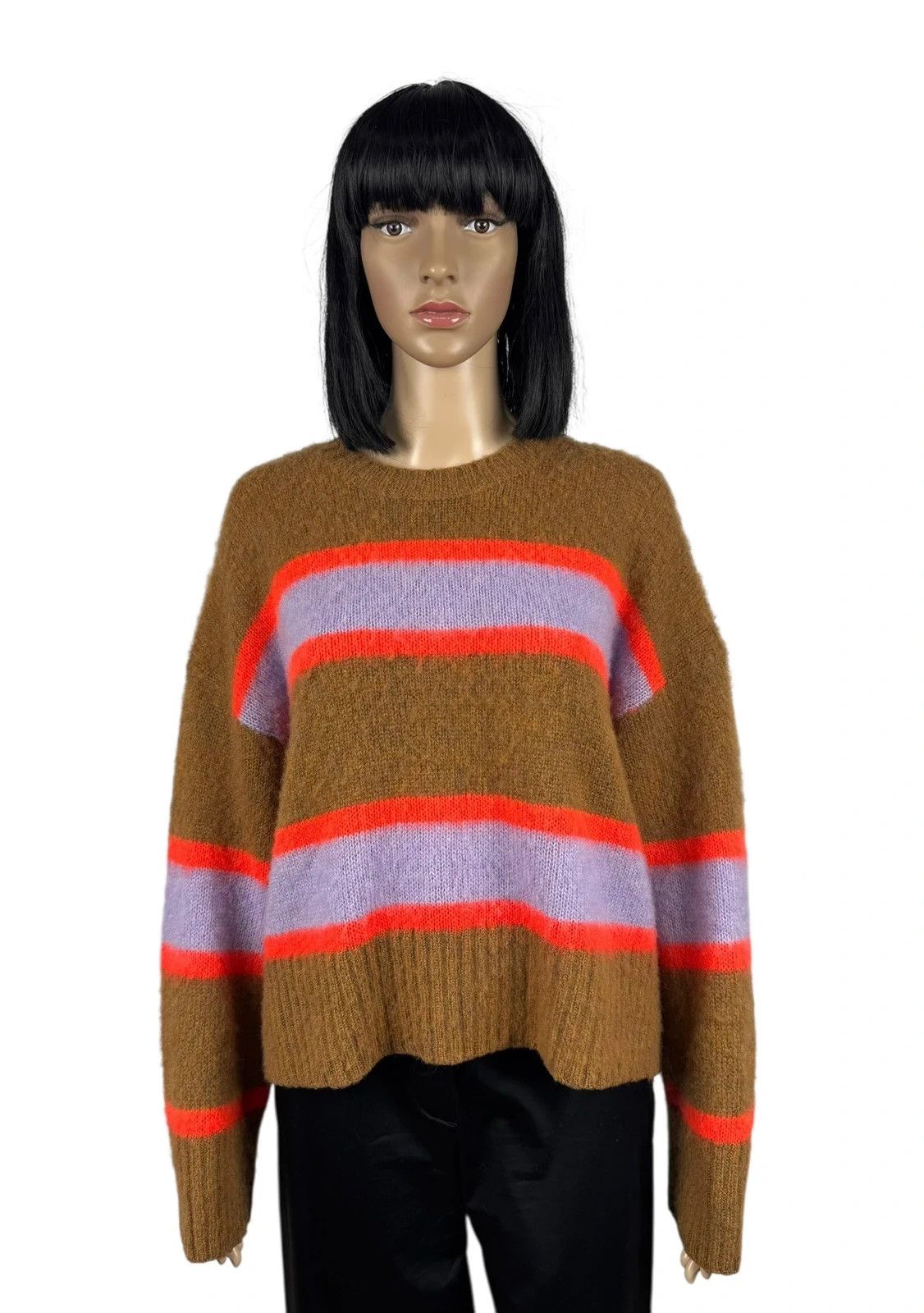 Allsaints Allsaints Acrylic Wool Striped Sweater size M Size M / US 6-8 / IT 42-44 - 1 Thumbnail