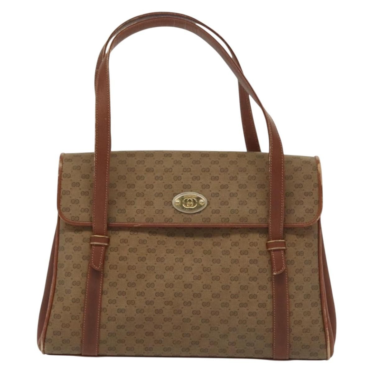 Gucci GUCCI Micro GG Supreme Hand Bag Pvc Beige Gold 000 46 000 46 Size ONE SIZE - 2 Thumbnail