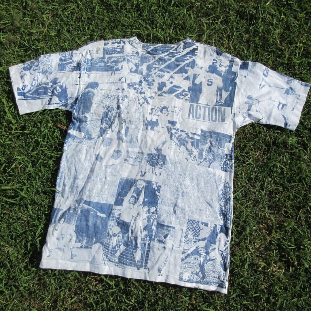 Other Vintage Fully Pattern Football Printed Pina Cuus tshirt tee Size US L / EU 52-54 / 3 - 3 Thumbnail