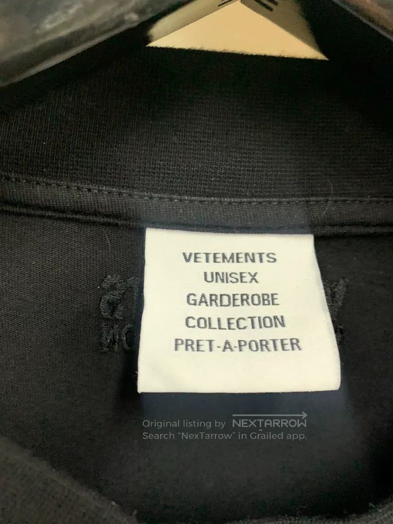Vetements Vetements Short-sleeve T-shirt Size M Size US M / EU 48-50 / 2 - 5 Thumbnail