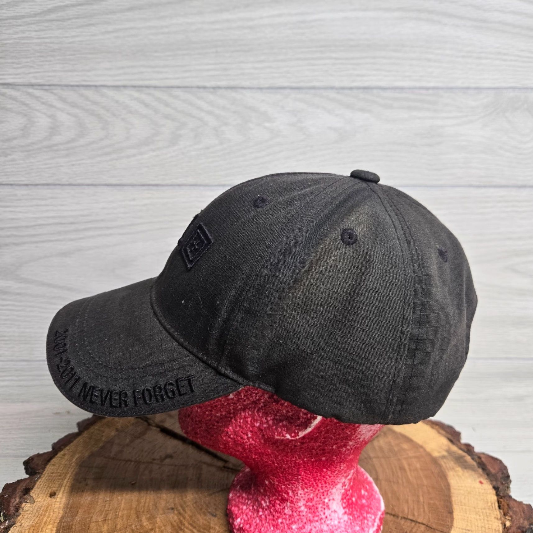 Vintage VINTAGE 5.11 Tactical Hat Baseball Cap Unisex One Size Black 9/11 Flight 93 Memorial Theme Mens Womens Girls Boys Size ONE SIZE - 3 Thumbnail