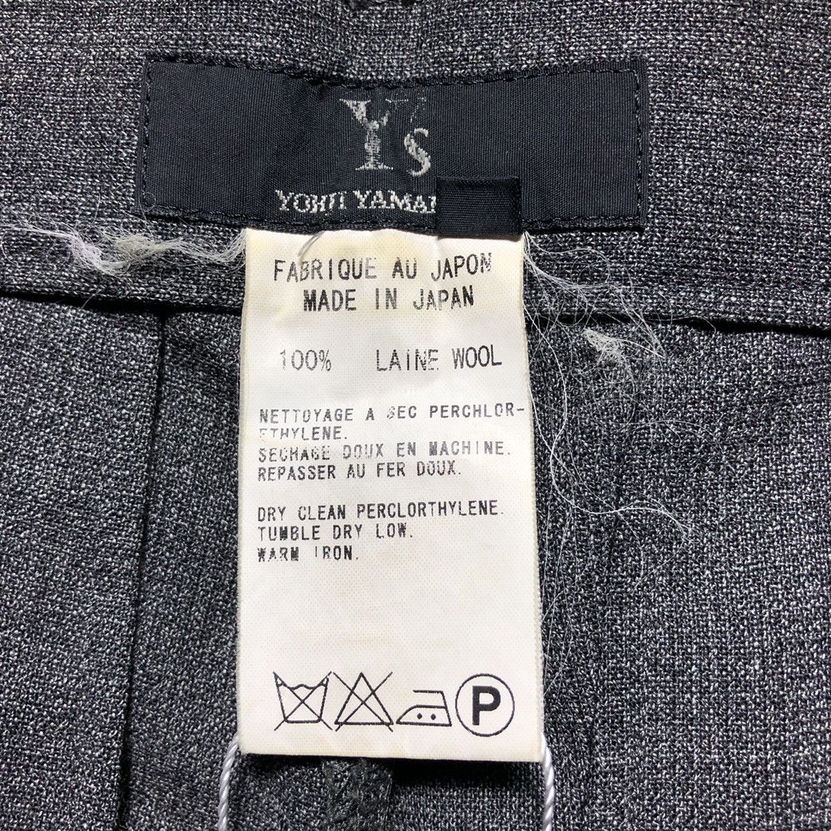 Y's Y’s By Yohji Yamamoto Wool Trouser Size US 30 / EU 46 - 6 Thumbnail