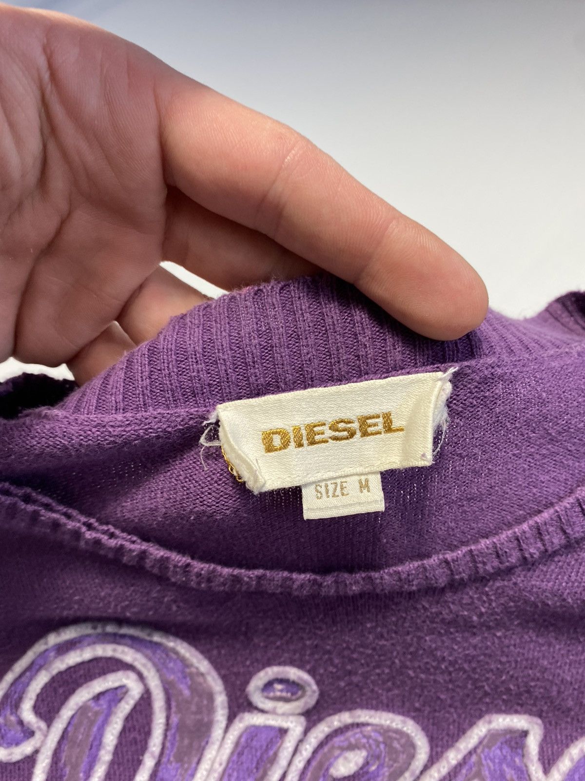 Diesel × Vintage Vintage Diesel big logo long sleeve jumper sweatshirt Size US M / EU 48-50 / 2 - 6 Thumbnail