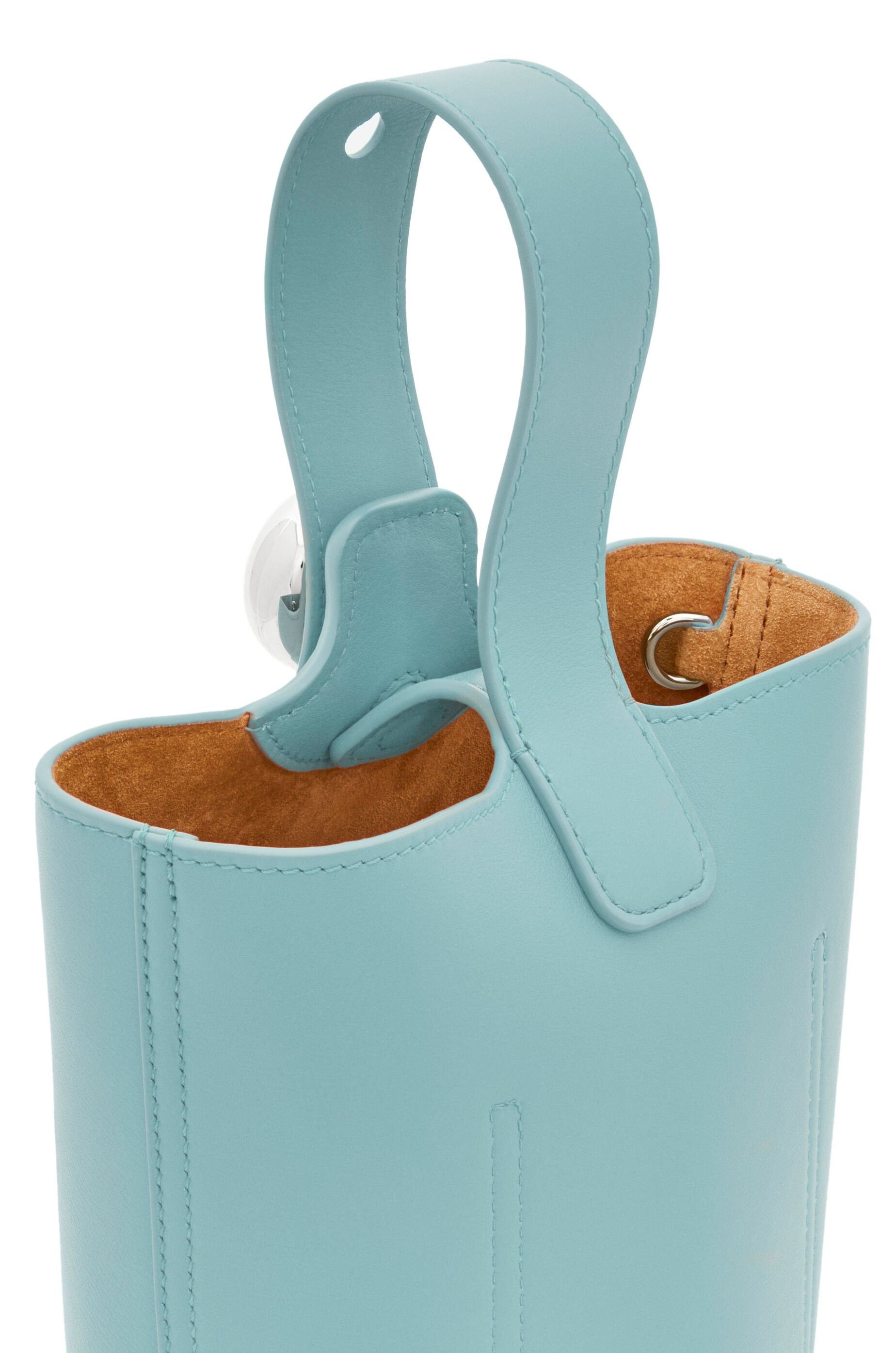 Loewe o1in1g0426 Size: OS/ Mini Pebble Bucket Bag in Blue Size ONE SIZE - 8 Thumbnail