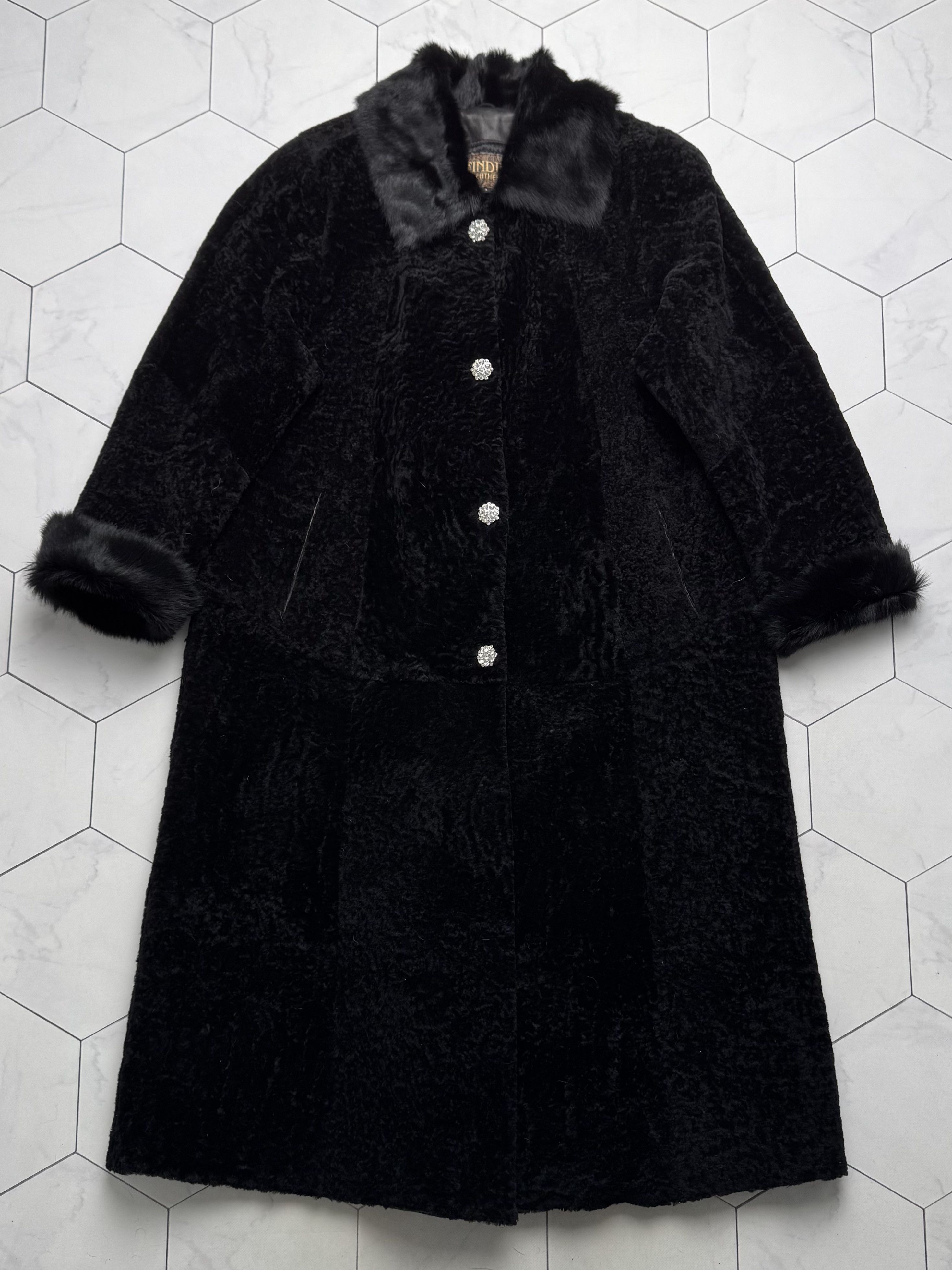 Vintage Vintage Real Lambskin Coat (B550) Size L / US 10 / IT 46 - 5 Thumbnail