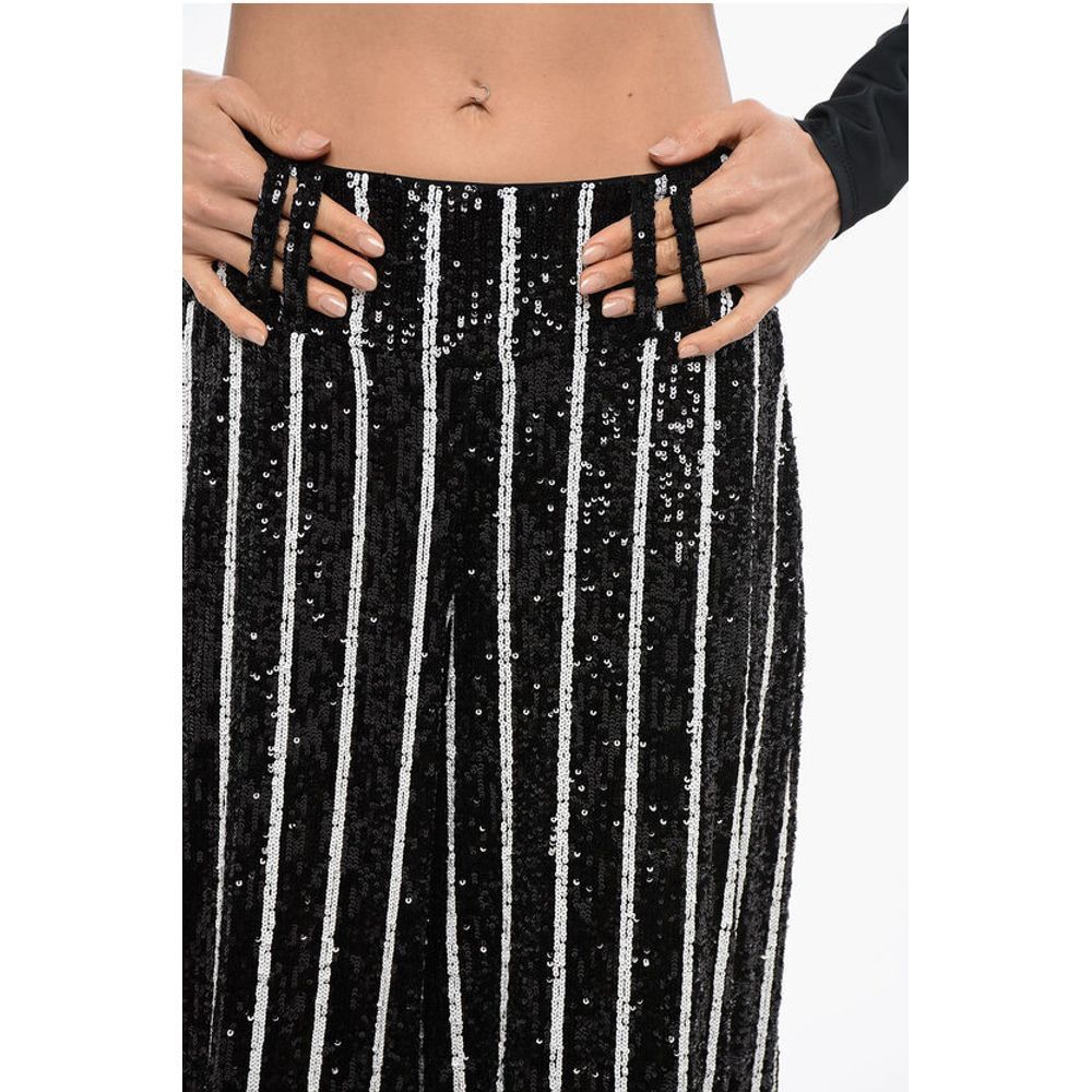 Balmain o1y0625 Casual Pant in Black/White Size 28" / US 6 / IT 42 - 3 Thumbnail