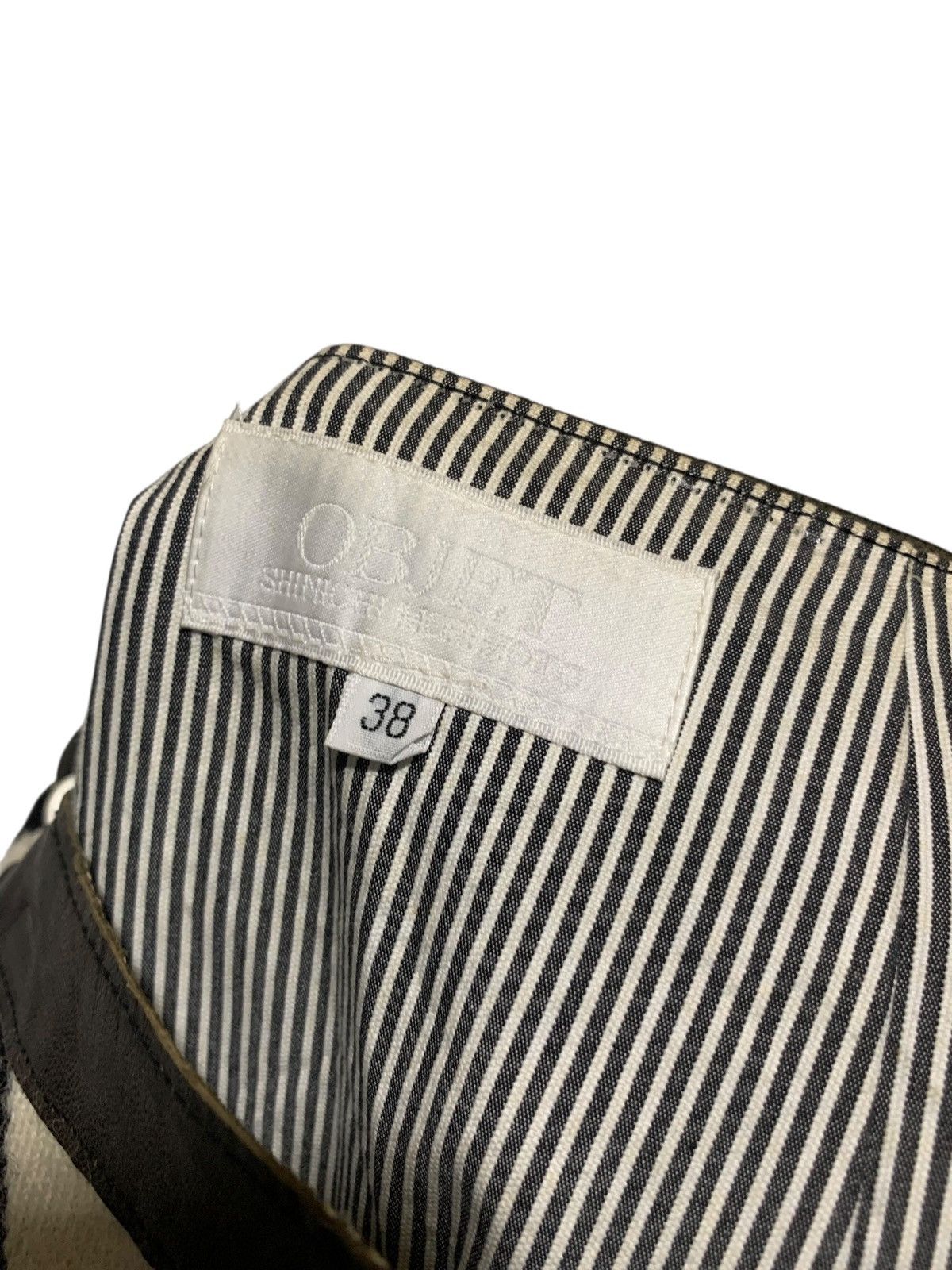 Gaultier Homme Objet L.Objet Shinichi Morimoto zig zag wool cashmere skirt Size 26" / US 2 / IT 38 - 8 Thumbnail